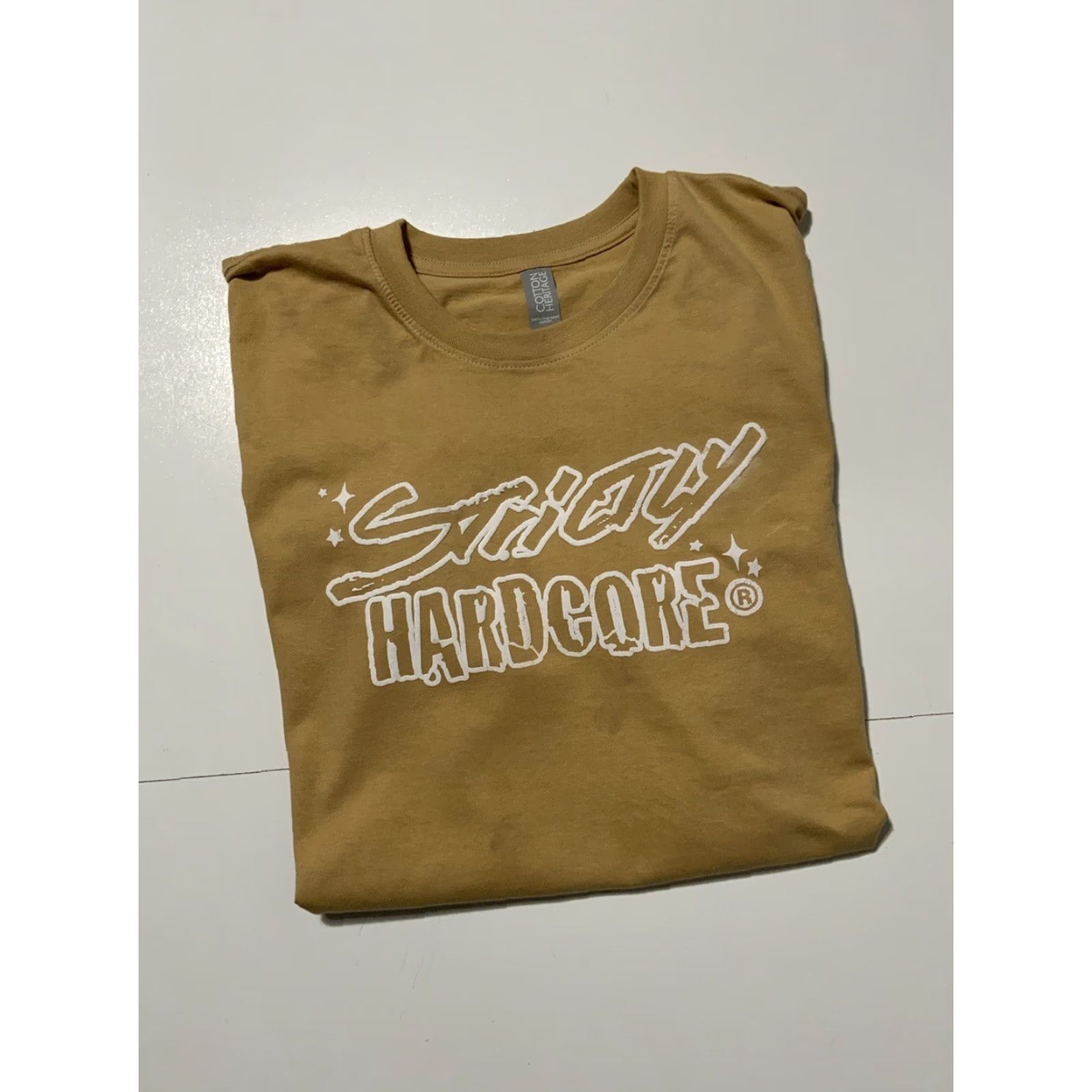 Vintage VINTAGE Strictly Hardcore Techno Racer Downtown Los Angeles Bass Band T-Shirt XL Men Yellow Band 90s Mens Size US XL / EU 56 / 4 - 2 Thumbnail