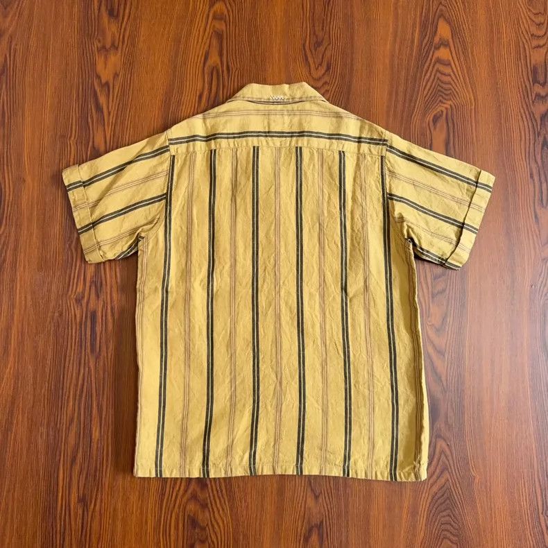Visvim visvim 20SS Linen Striped Wings Short Sleeve Shirt 2506-Nex Size US M / EU 48-50 / 2 - 2 Thumbnail