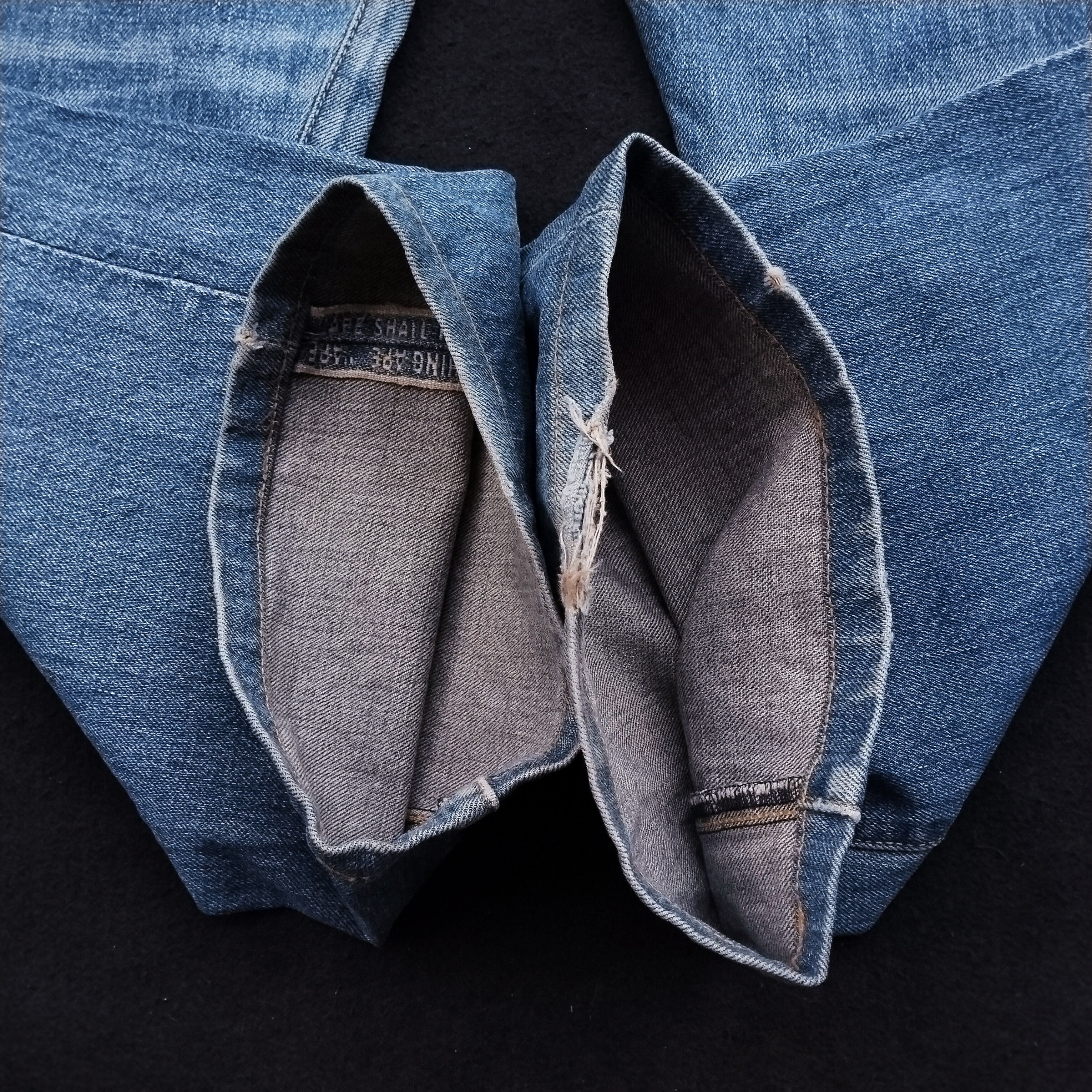 Bape Washed Baby Milo Denim Pants (2006) Size US 40 / EU 56 - 9 Thumbnail