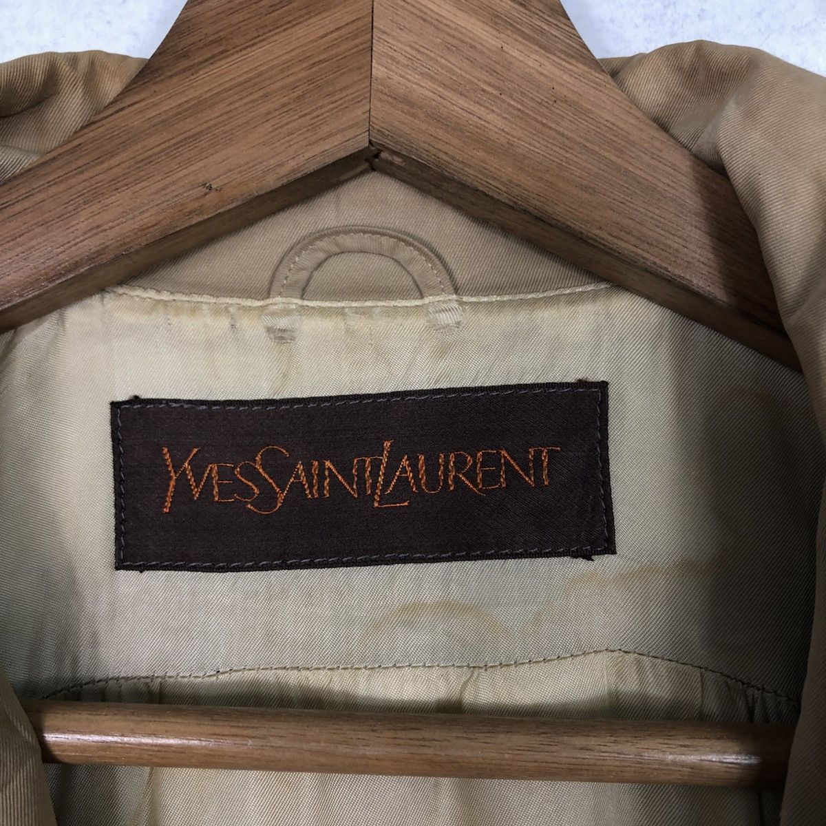 Yves Saint Laurent Vintage Long Jacket Button Yves Saint Laurent Size US M / EU 48-50 / 2 - 21 Thumbnail
