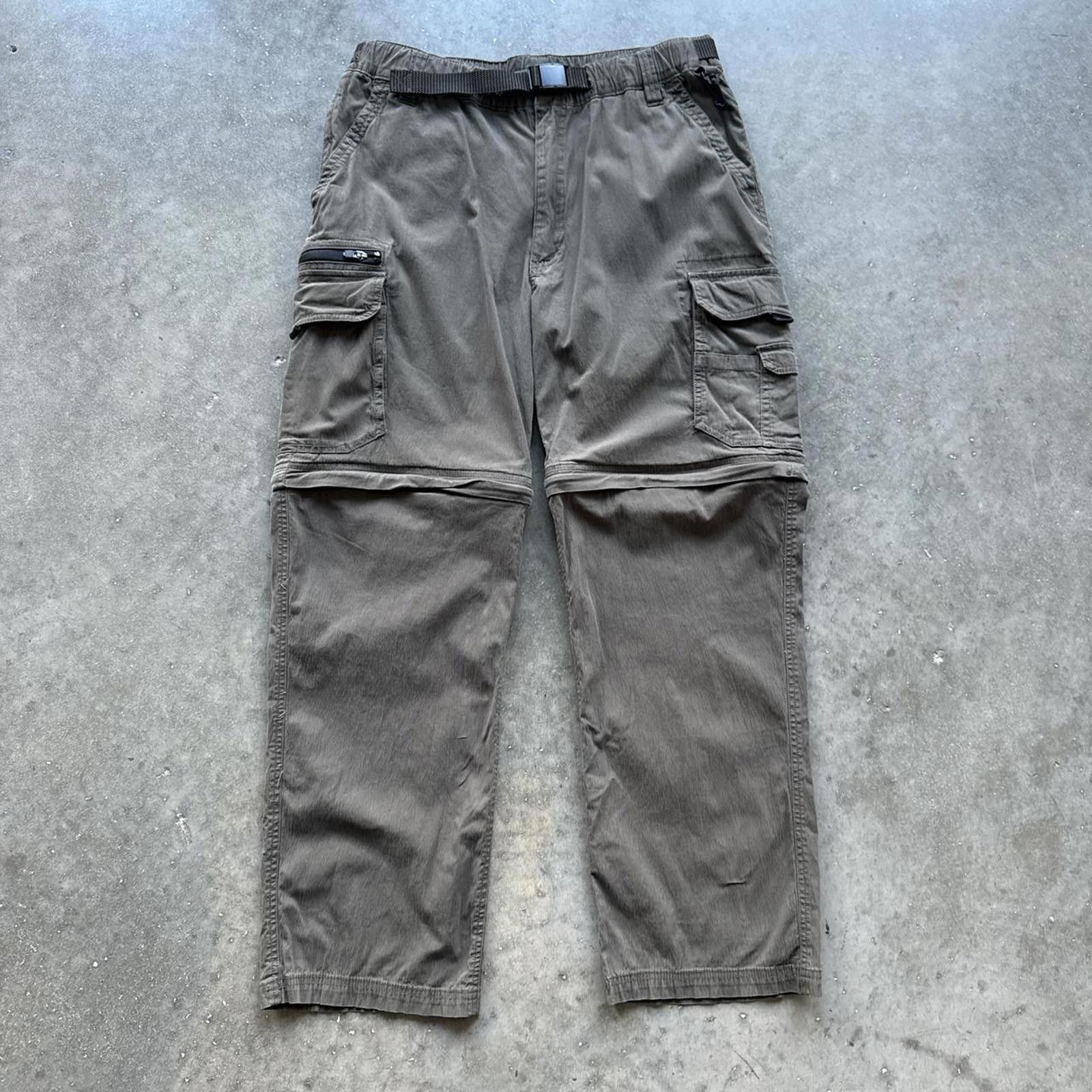 Other Grey And Black Cargo Tactical Pants Turn Into Shorts Size US 34 / EU 50 - 1 Thumbnail