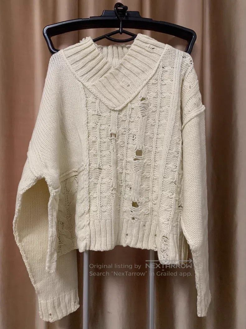 Yohji Yamamoto Yohji Yamamoto Beige Stretch Sweater Size XS / US 0-2 / IT 36-38 - 1 Thumbnail
