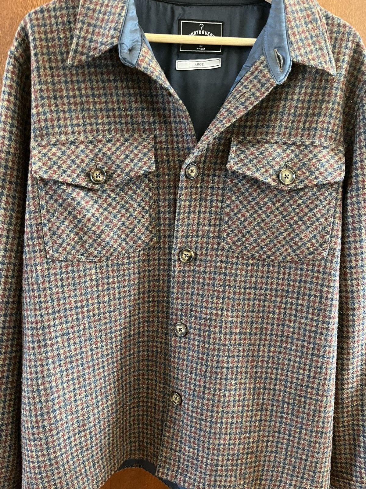 Portuguese Flannel Portuguese Flannel Valle Overshirt - Ocean Size US L / EU 52-54 / 3 - 3 Thumbnail