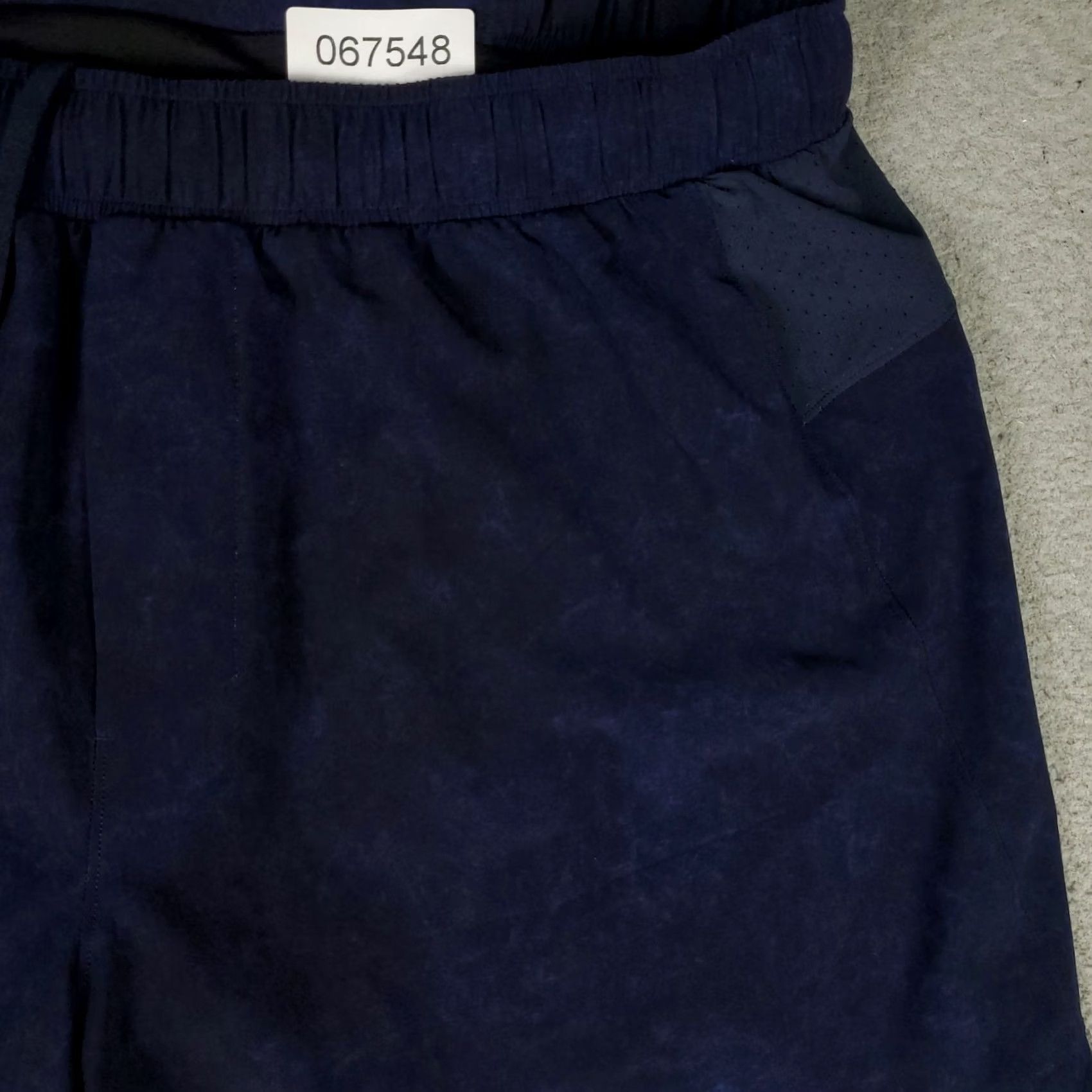 Lululemon Lululemon Shorts Mens Size Large Navy Blue Surge Lined Lace Tie Stretch Athletic Activewear Pockets Regular Size US 33 - 3 Thumbnail