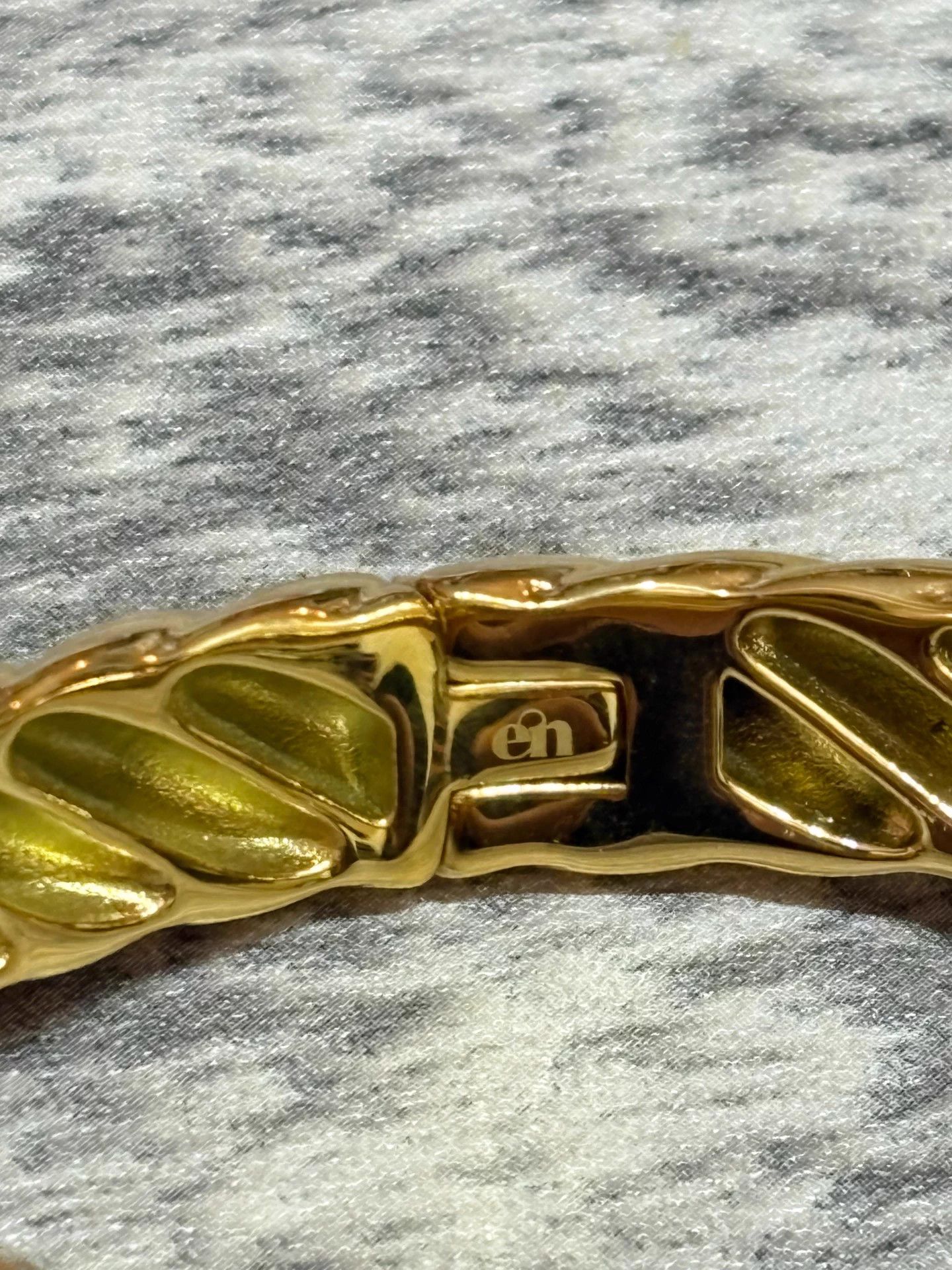 Other en route gold plated brass braided bangle Size ONE SIZE - 8 Thumbnail
