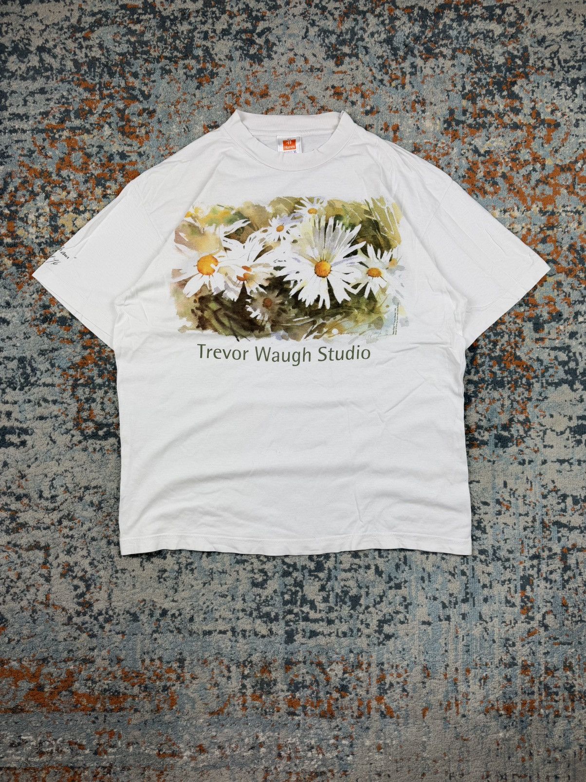 Vintage Vintage 1996 Daisy Cham by Trevor Waugh graphic art tee Size US XL / EU 56 / 4 - 1 Thumbnail