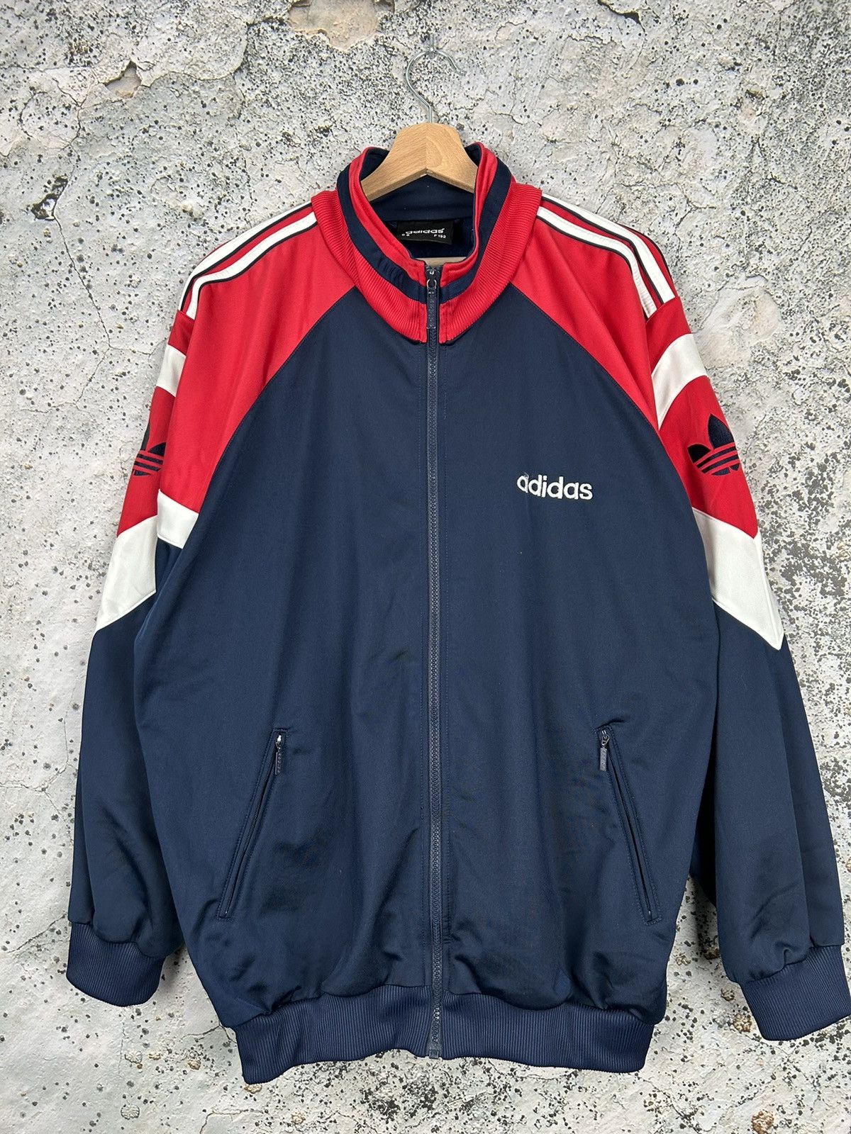 Adidas Vintage Adidas 90s Nylon Light Jacket Sportswear Size US L / EU 52-54 / 3 - 1 Thumbnail