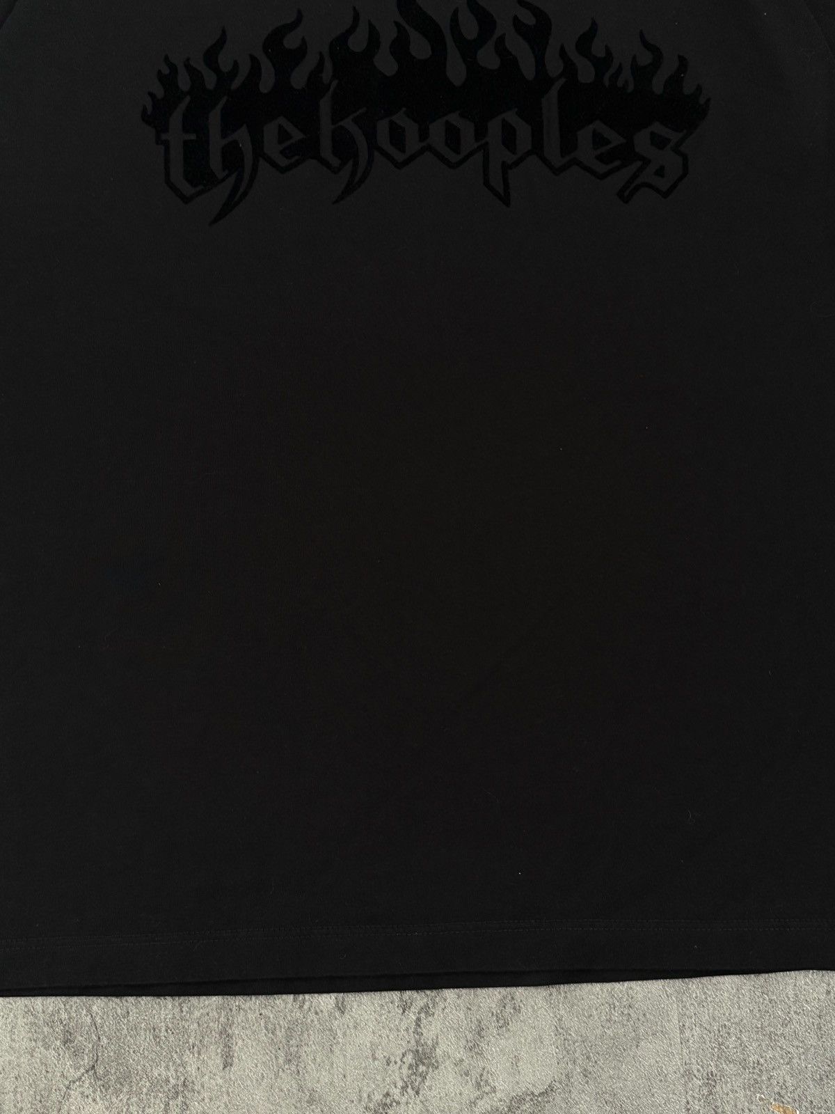The Kooples The Kooples Flames Logo Print Total Black T-shirt Size US XL / EU 56 / 4 - 6 Thumbnail