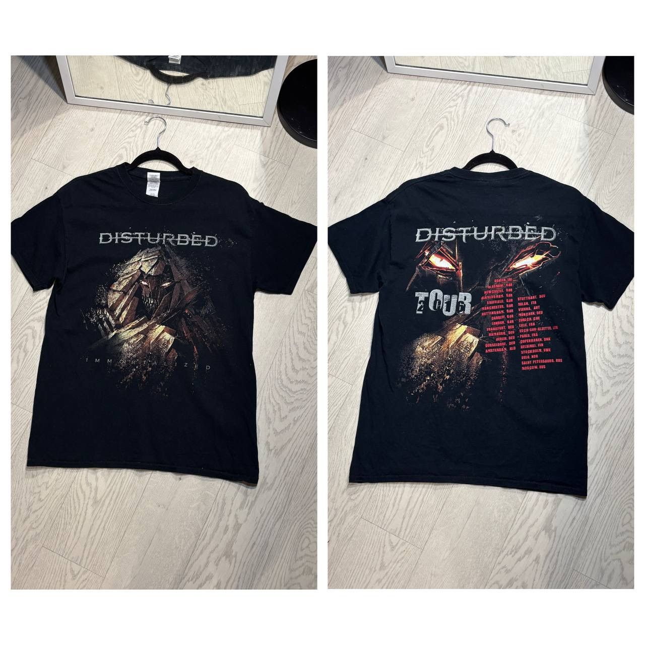 Other Disturbed 2016 tour T-shirt Size:M Size US M / EU 48-50 / 2 - 1 Thumbnail