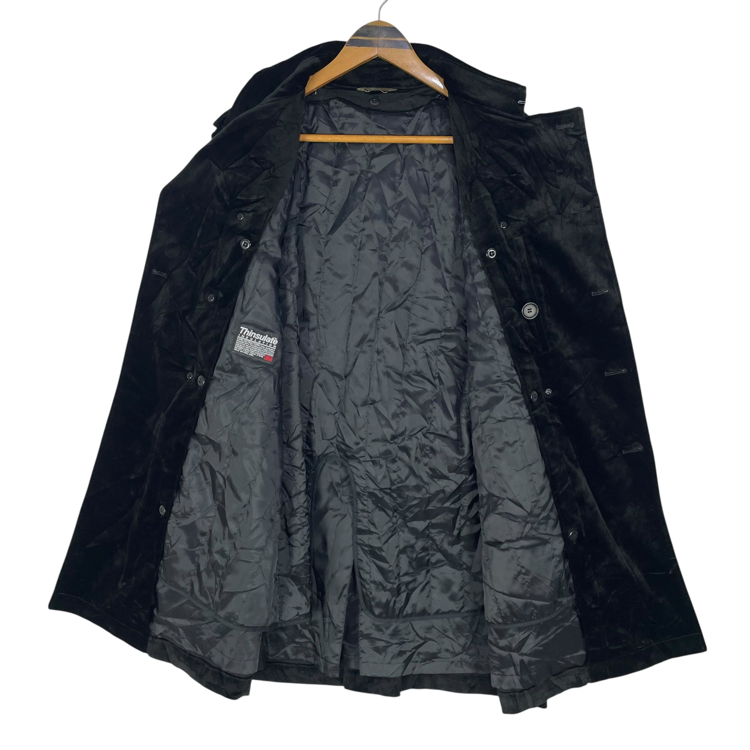 Yohji Yamamoto Vintage Yohji Yamamoto X D’Urban A.A.R Velvet Pea Coat Size US M / EU 48-50 / 2 - 9 Thumbnail