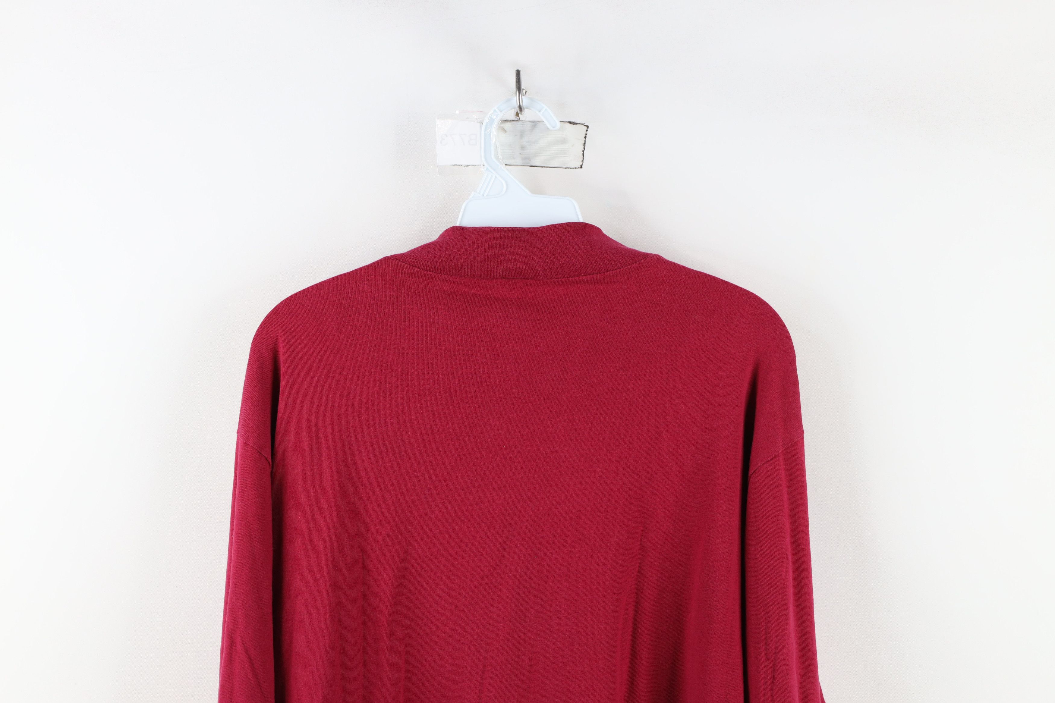 Vintage Vintage 90s Streetwear Mock Neck Long Sleeve T-Shirt USA Size US L / EU 52-54 / 3 - 11 Thumbnail