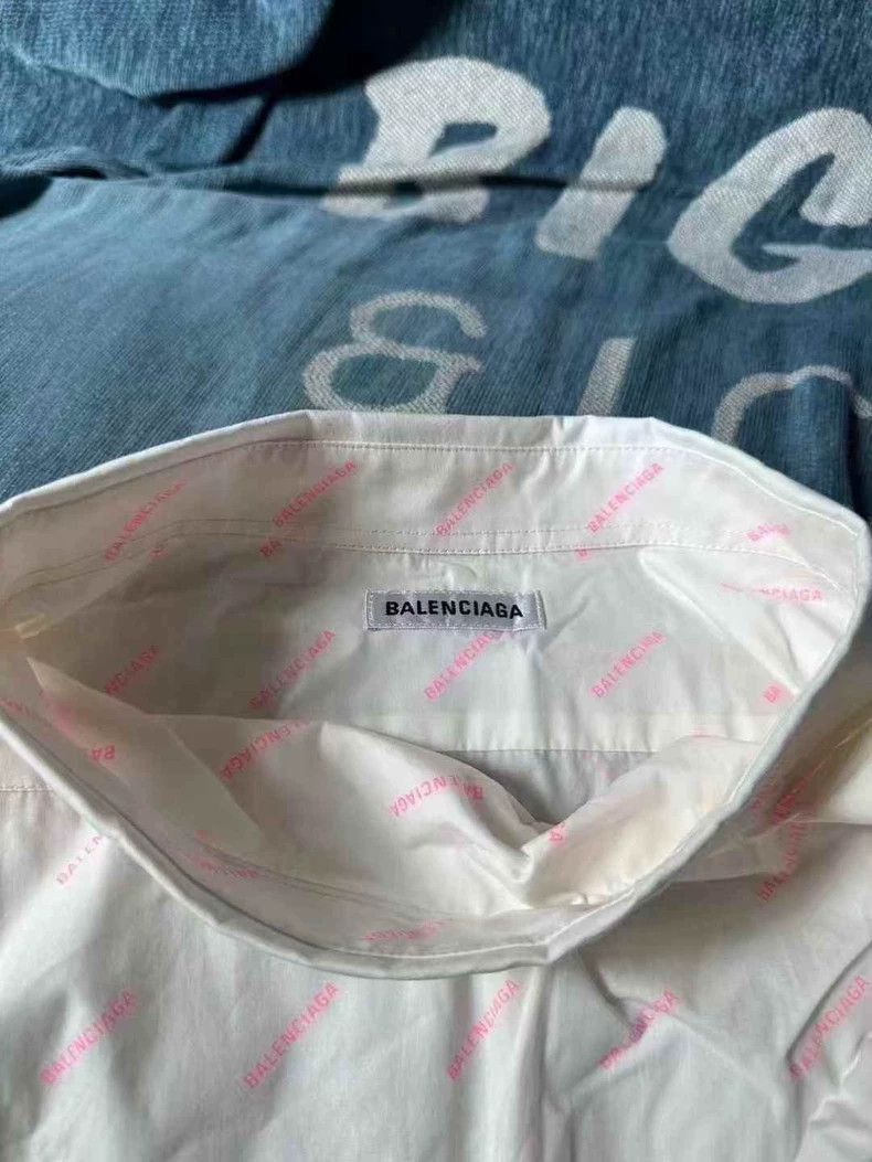 Balenciaga Balenciaga Long Sleeve Shirt in White-2505 Size US L / EU 52-54 / 3 - 5 Thumbnail