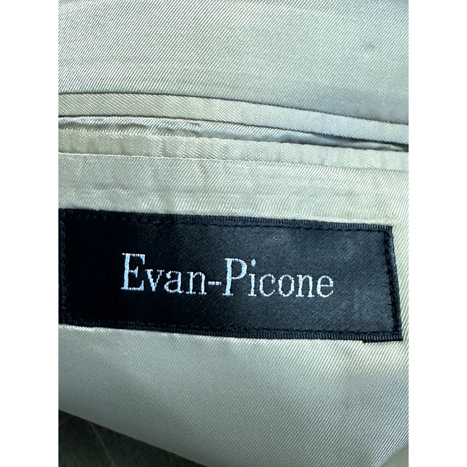 Evan Picone Evan Picone Suit Coat Window Pane Long Sleeves Brown M 44R Size 44R - 7 Thumbnail