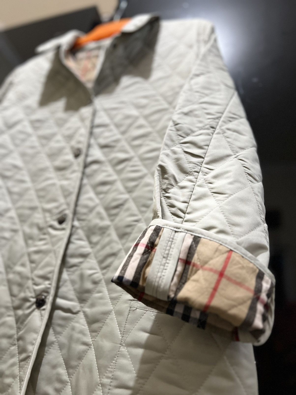 Burberry Burberry Quilted Jacket Coat Blazer Nova Check Lined Sage M Size M / US 6-8 / IT 42-44 - 5 Thumbnail
