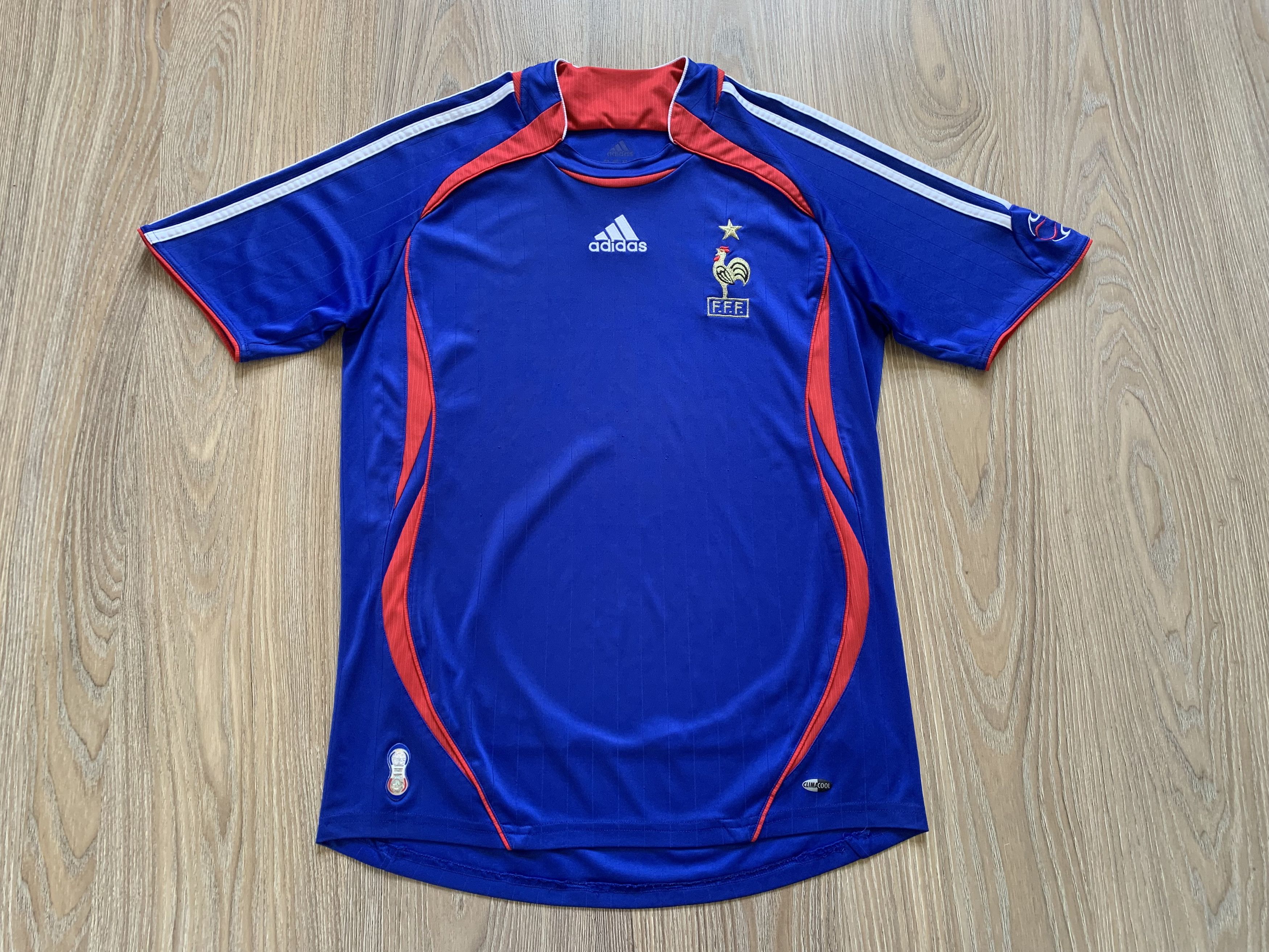 Adidas Vintage Adidas France Football Shirt 2005 Size US S / EU 44-46 / 1 - 3 Thumbnail