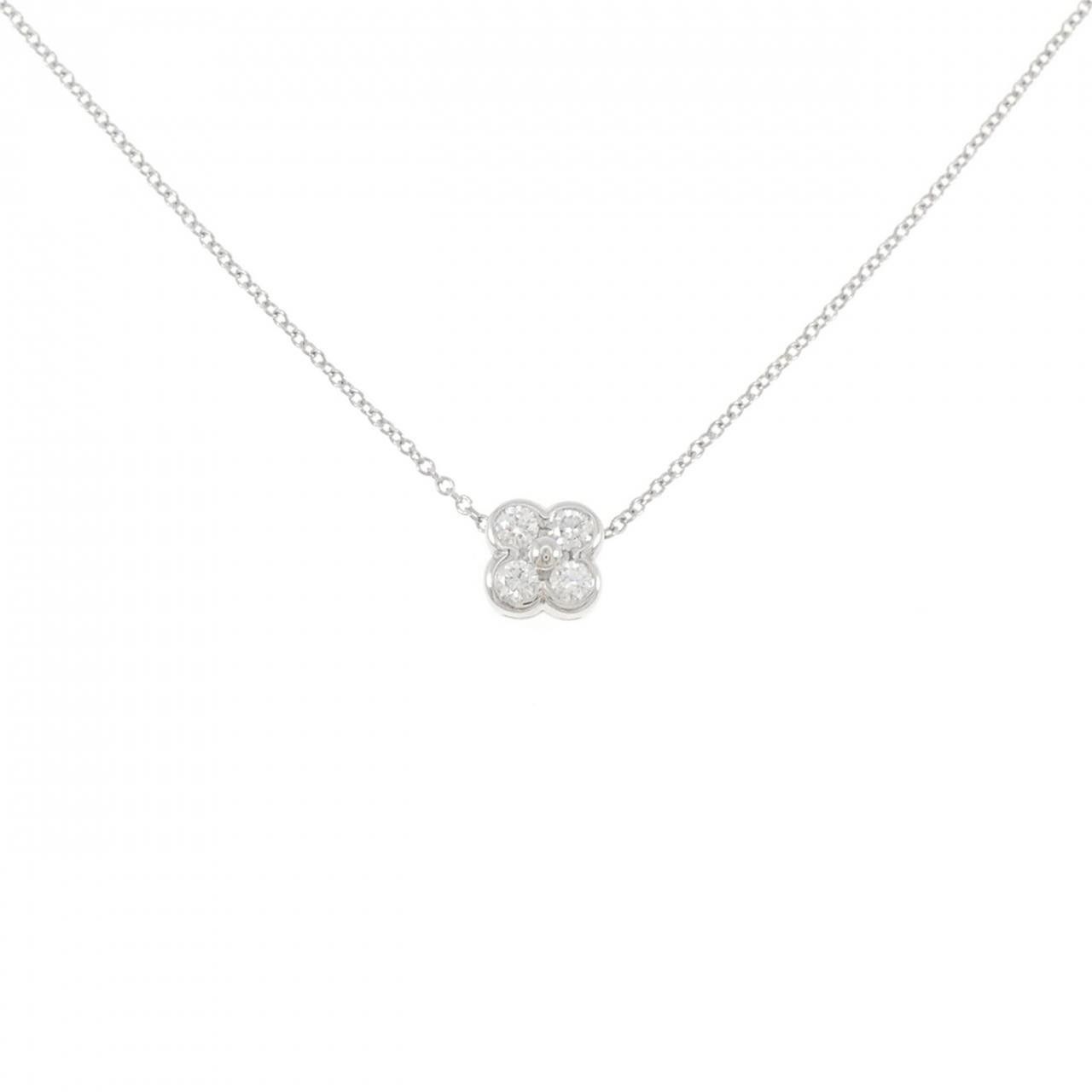 Tiffany & Co. Tiffany & Co. Tiffany 4 Bezel Platinum Necklace Metal Necklace 275460 DUTY FREE for USA Size ONE SIZE - 1 Thumbnail