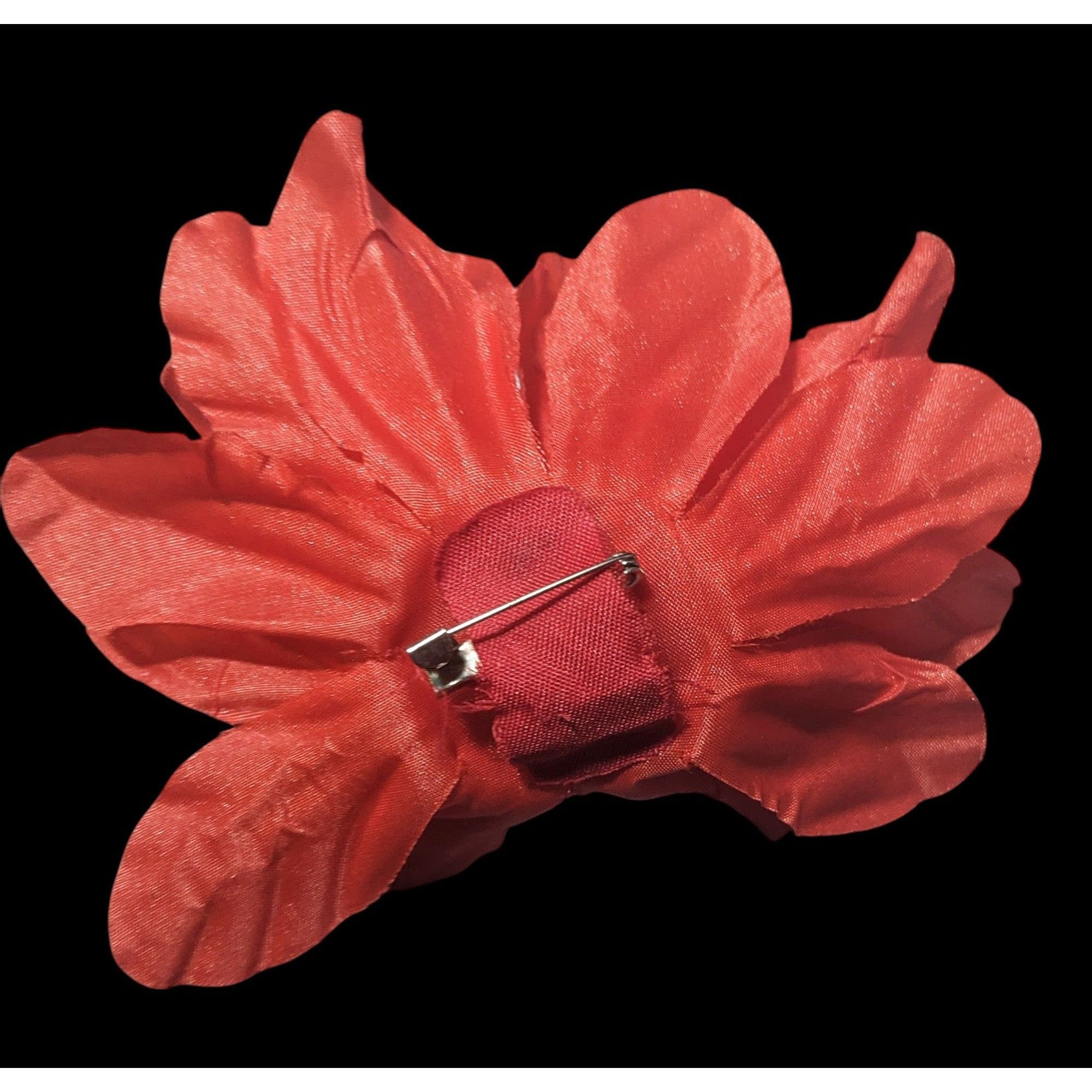 Other Red Floral Cottagecore Brooch With Bead Accents Size ONE SIZE - 3 Thumbnail