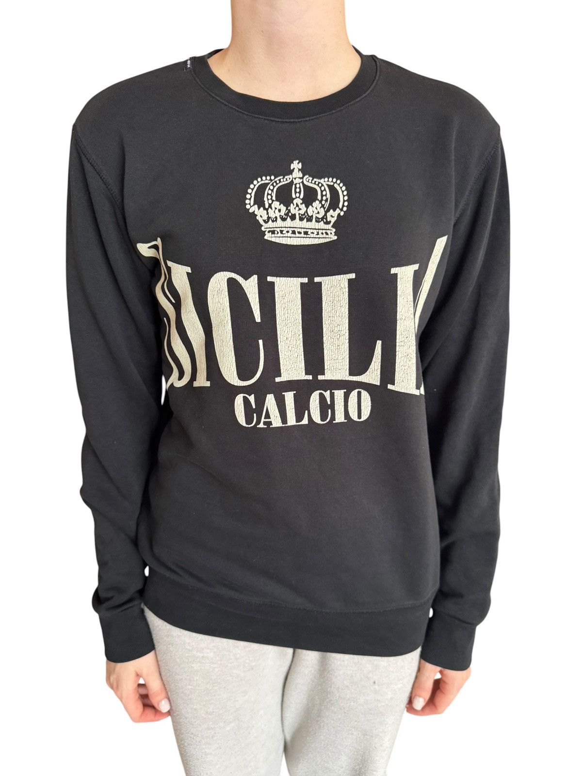 Dolce & Gabbana Dolce & Gabbana D&G Sicilia Calcio Sweatshirt Jumper Medium Size US M / EU 48-50 / 2 - 1 Thumbnail