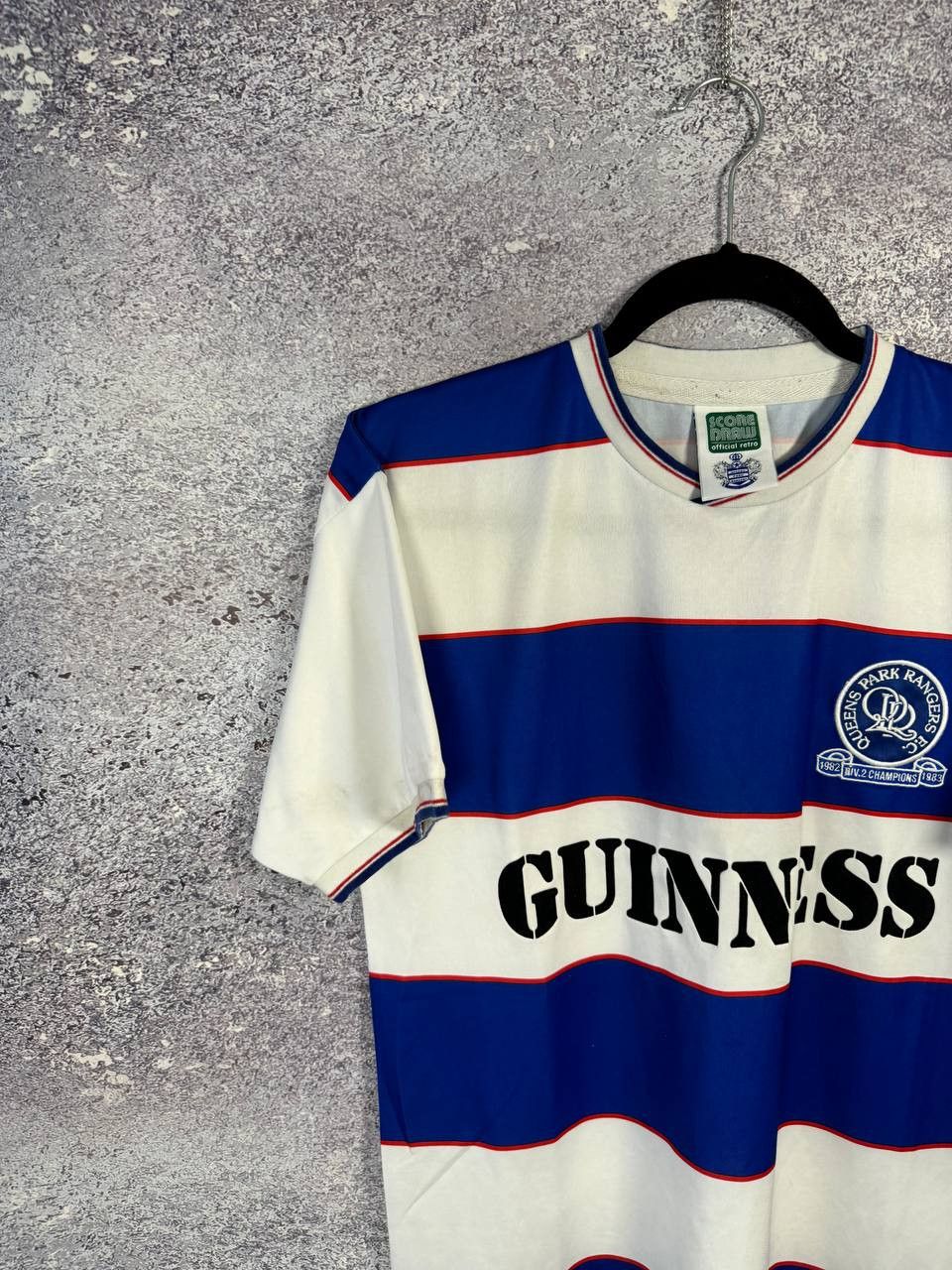 Vintage 90's QPR Queens Park Rangers 1983/84 Score Draw Fan Jersey Size US S / EU 44-46 / 1 - 3 Thumbnail