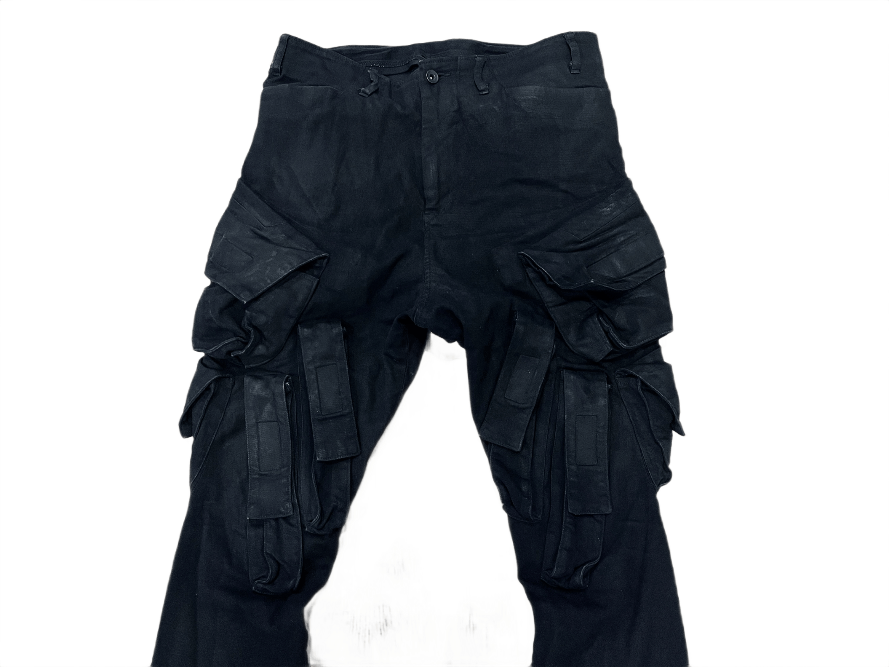 Julius Black Waxed Julius Gas Mask Cargos Size US 32 / EU 48 - 2 Thumbnail