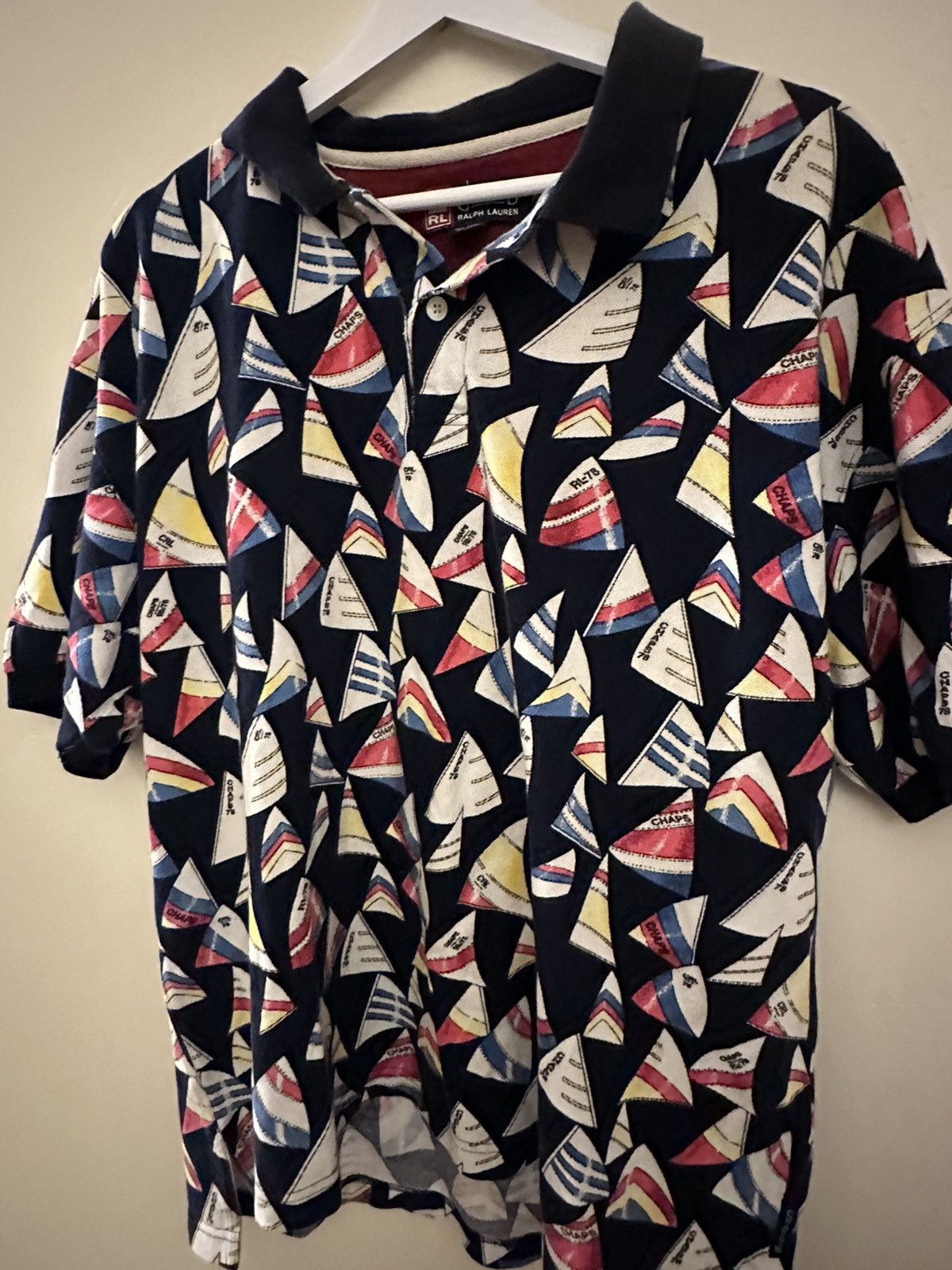 Chaps Ralph Lauren Chaps Polo Ralph Lauren Sail Polo Size US XL / EU 56 / 4 - 1 Thumbnail