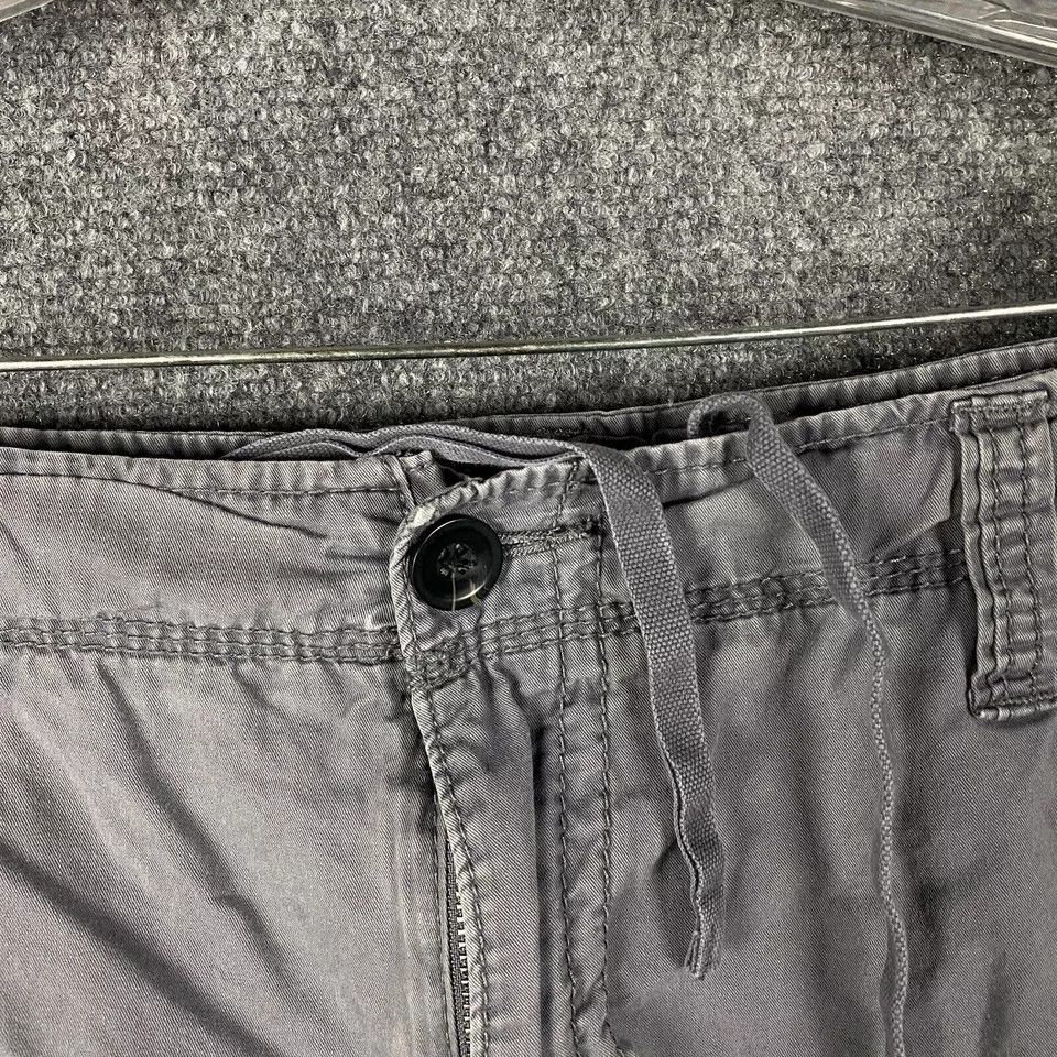 Union LA Union Cargo Shorts Men's 40 Regular Fit Gray 100% Cotton Size US 40 / EU 56 - 2 Thumbnail