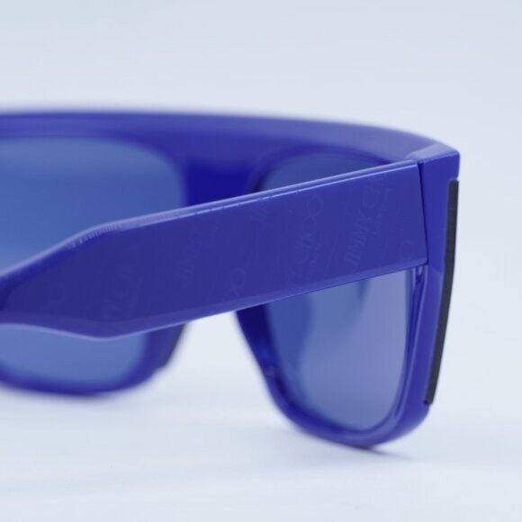 Jimmy Choo Jimmy Choo RYLAN/S 0PJP KU Sunglasses Blue Shield Frame Size ONE SIZE - 8 Thumbnail