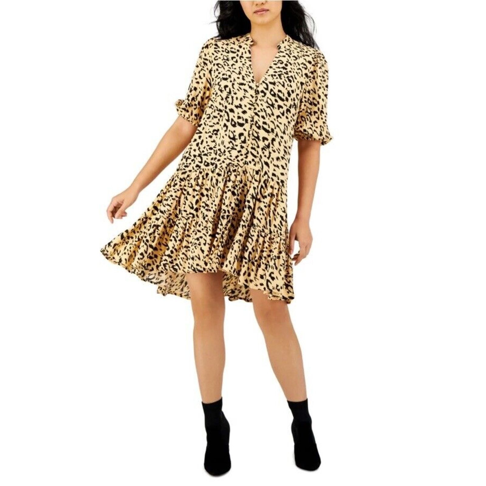 Other NWT Tinsel Brand Macy’s Leopard Print High Low Dress PS Size S / US 4 / IT 40 - 9 Thumbnail