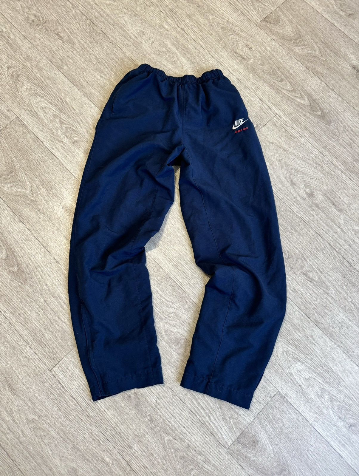 Nike 🔷Vintage Nike Nylon Drill Y2K Track Pants 2000s🔷 Size US 32 / EU 48 - 1 Thumbnail
