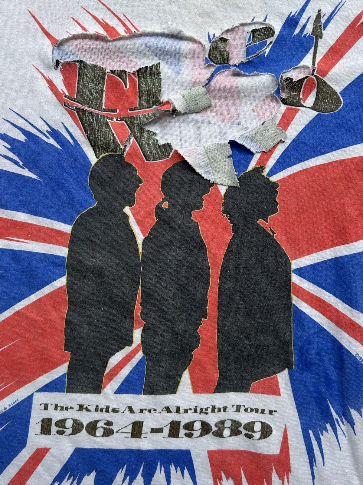 Vintage Vintage 1989 THE WHO The Kids Are Alright Tour T-Shirt L Size US L / EU 52-54 / 3 - 3 Thumbnail