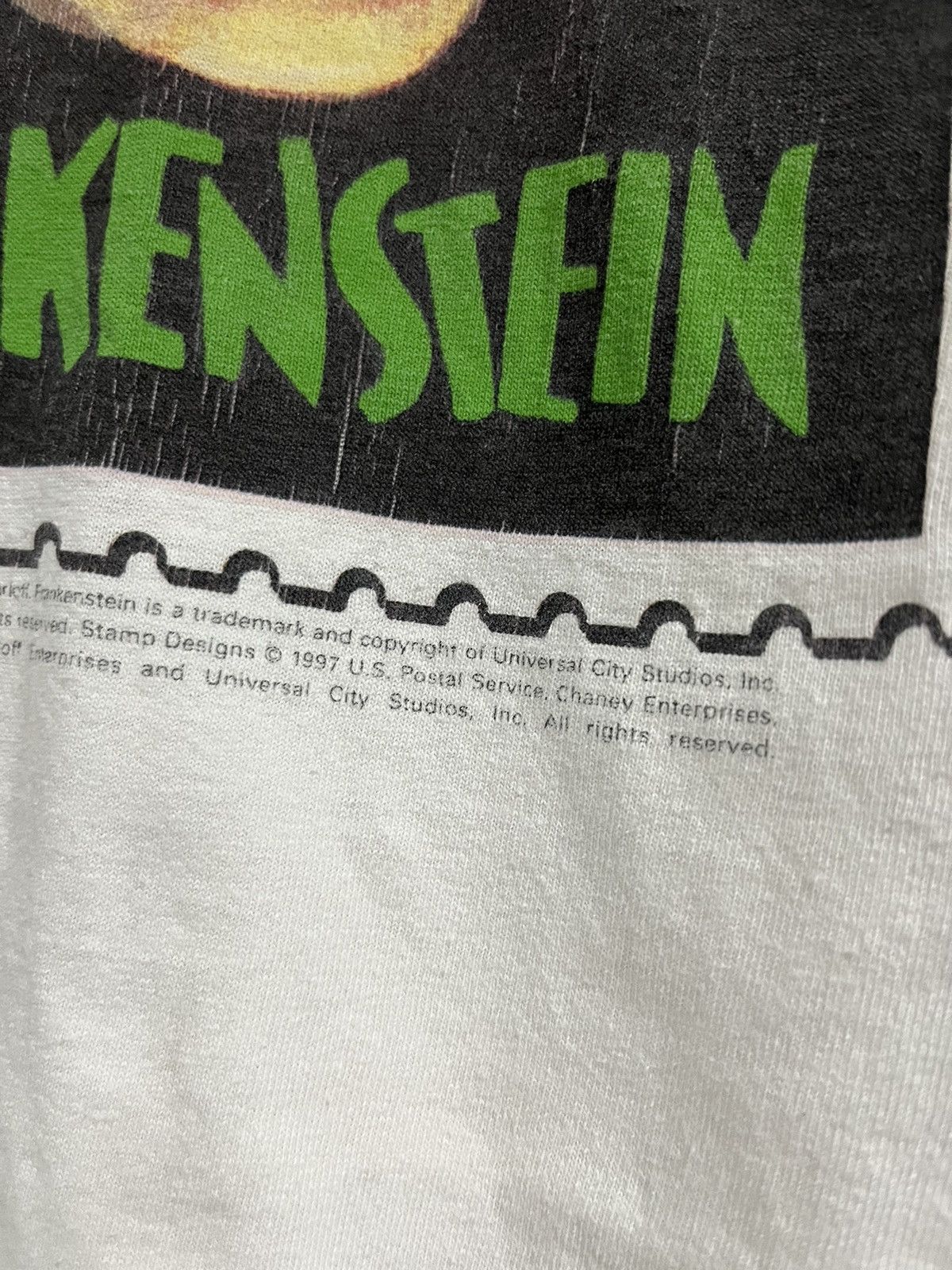 Band Tees × Vintage Vintage Frankenstein 90s t shirt 1997 Size US XL / EU 56 / 4 - 4 Thumbnail