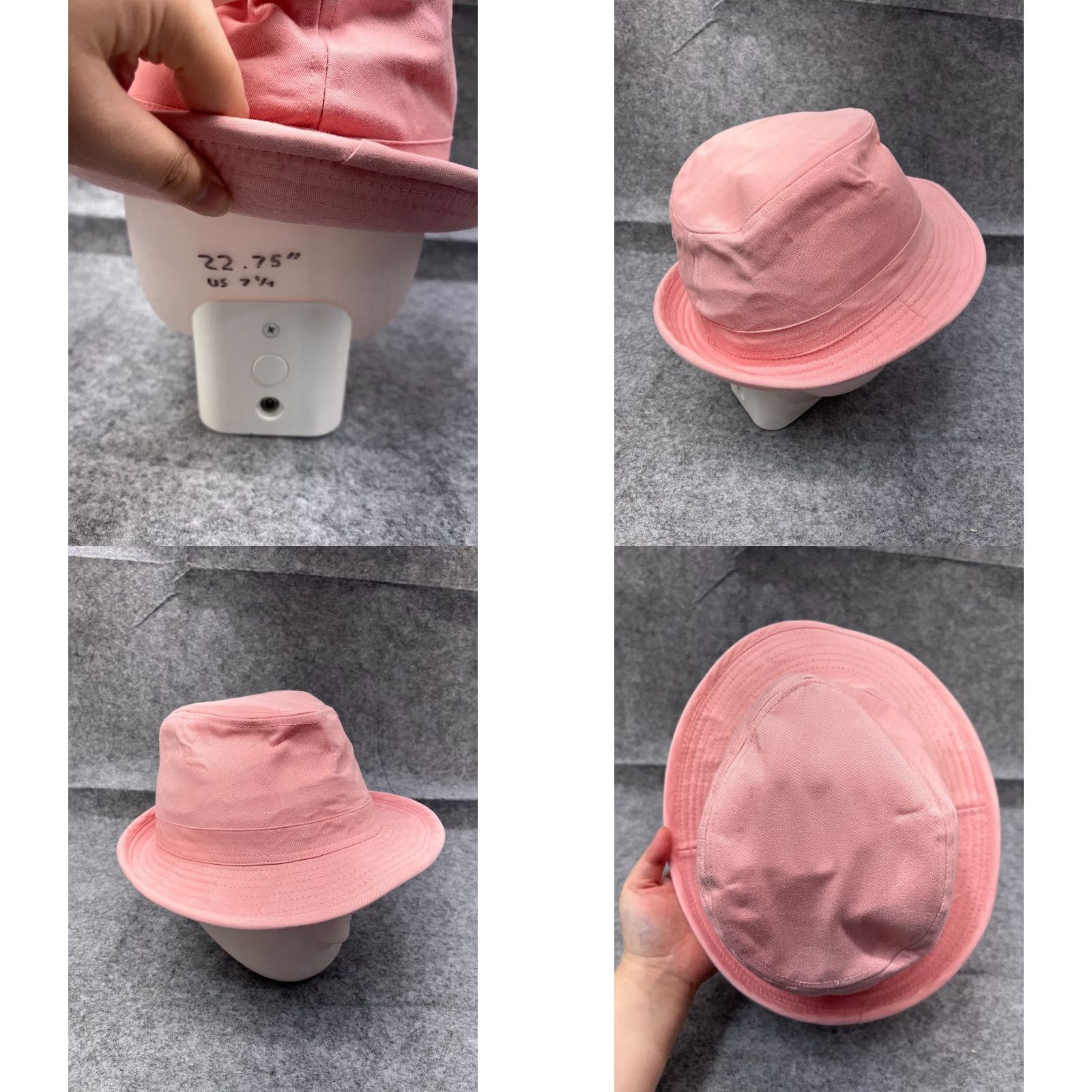 Disney Disneyland Vintage Pink Bucket Hat Cap Womens Cotton Bling Rhinestone Sequin Theme Park Size ONE SIZE - 8 Thumbnail