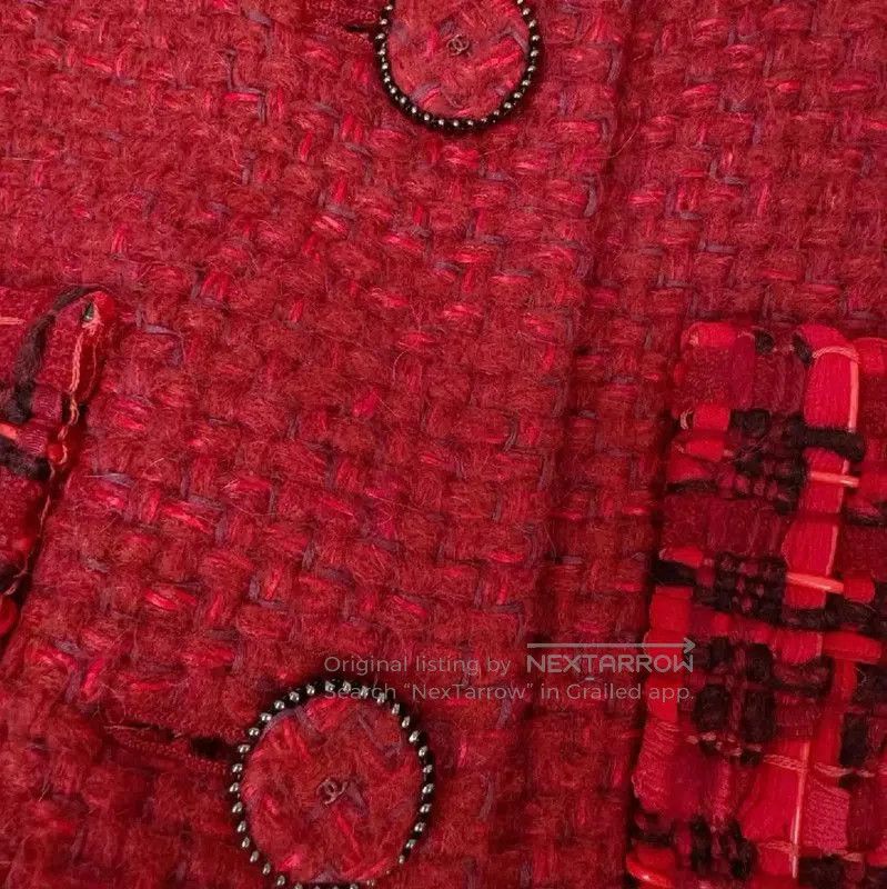 Chanel Chanel Red Winter Coat for Women . Size S / US 4 / IT 40 - 5 Thumbnail