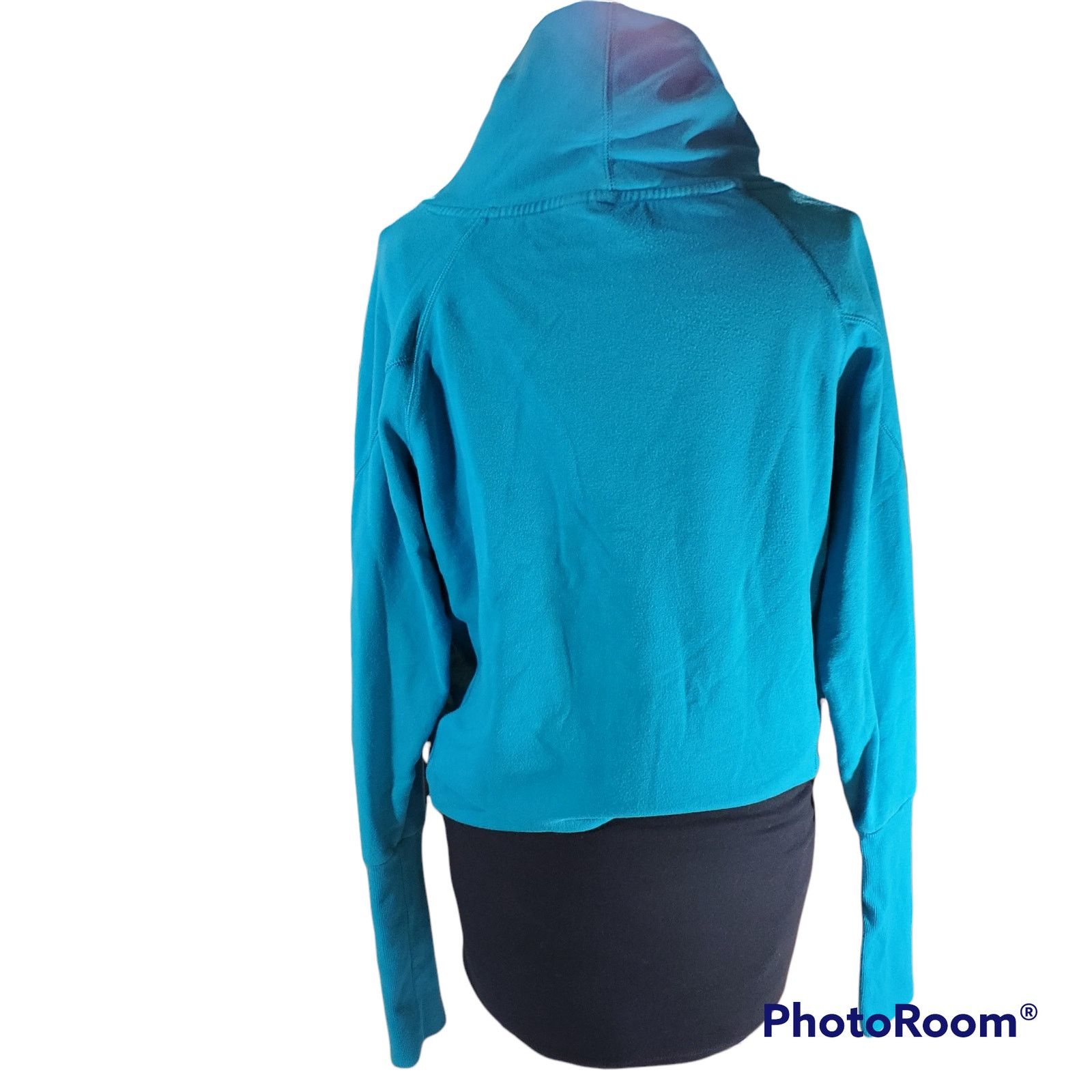Other Zella | Teal Sweatshirt with Twisted Cowl Neck | Size Small Size S / US 4 / IT 40 - 3 Thumbnail