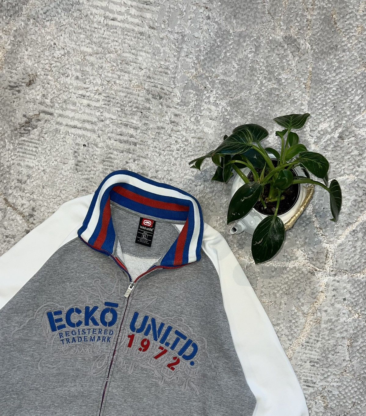 Ecko Unltd. × Japanese Brand ECKO UNLTD VINTAGE 90S ZIP SWEATSHIRT BOXY FIT Y2K CREWNECK Size US XL / EU 56 / 4 - 2 Thumbnail