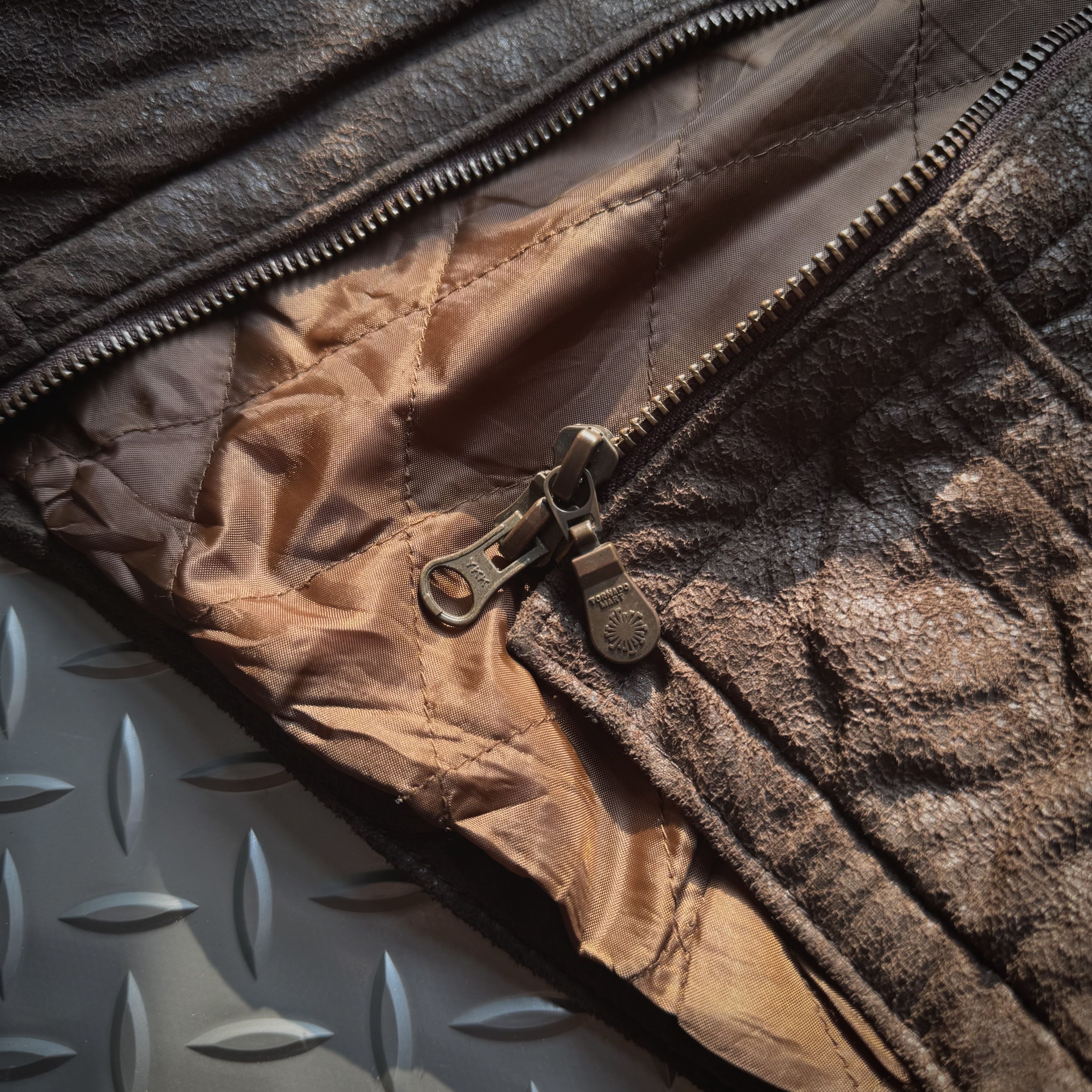Tornado Mart Tornado Mart Distressed Leather Jacket Archive Y2K Grunge Size US M / EU 48-50 / 2 - 8 Thumbnail