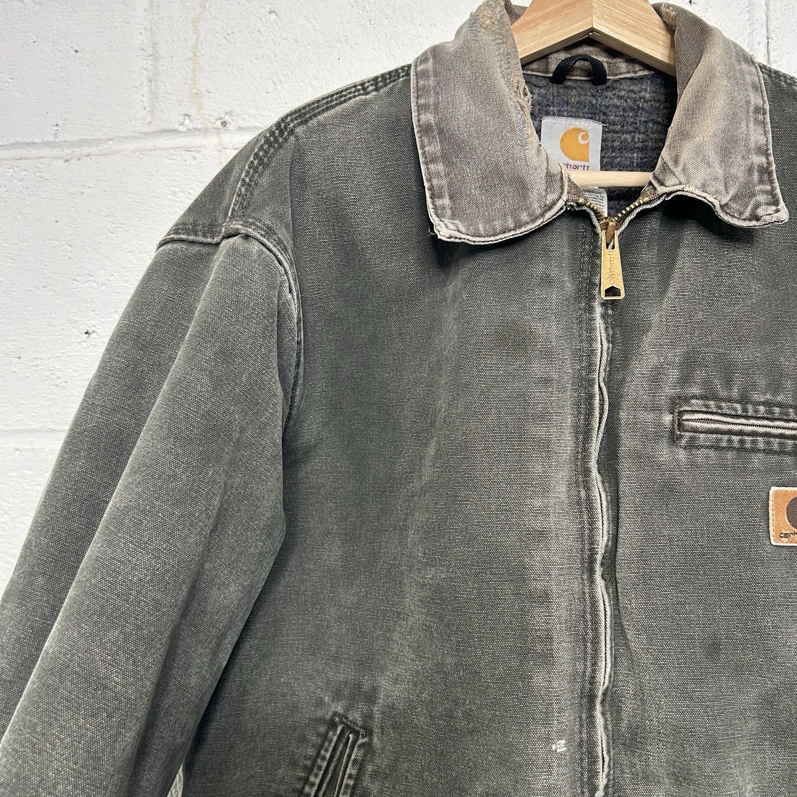 Carhartt Vintage Carhartt Blanket-Lined Detroit Jacket “Moss” J97 MOS Size US L / EU 52-54 / 3 - 5 Thumbnail