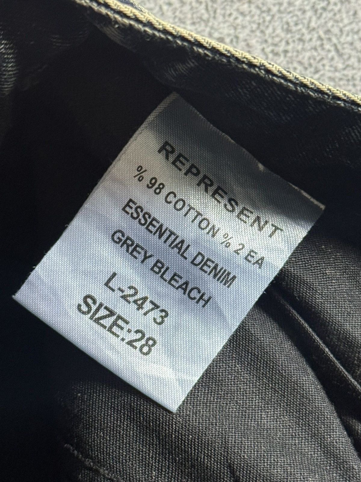 Represent Clo. Represent clo 28size essential denim pants jeans trousers 👖 Size US 28 / EU 44 - 12 Thumbnail