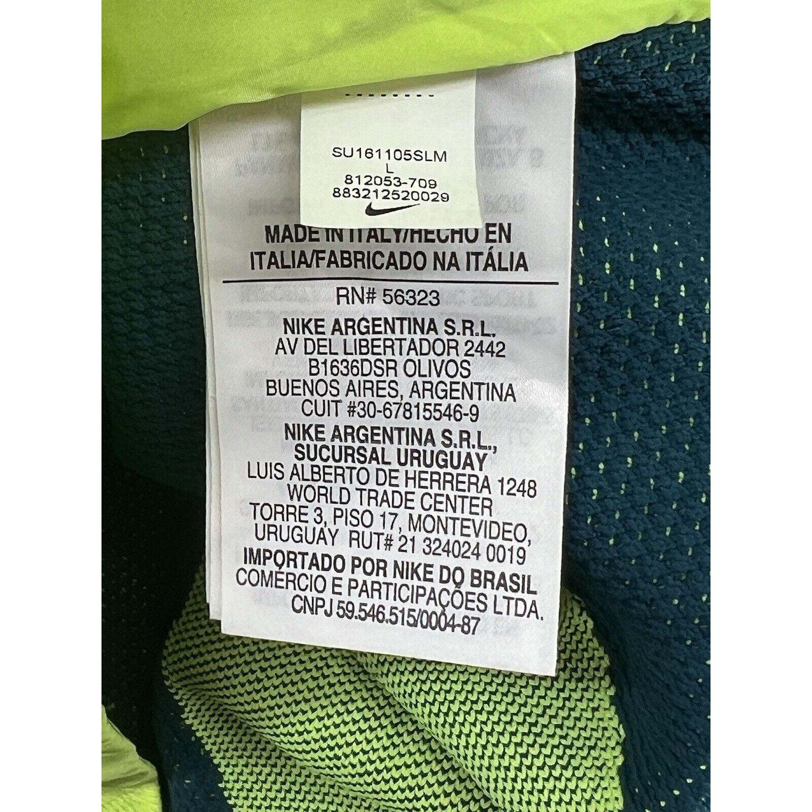 Nike Nike NikeLab Volt Green Reveal Team Brazil Rio Olympics 2016 Size US L / EU 52-54 / 3 - 4 Thumbnail