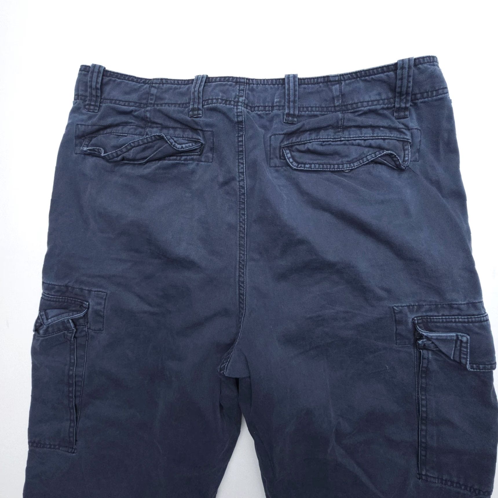 Old Navy VINTAGE Old Navy Cargo Pants Mens 38 x 30 Blue Cotton Twill Army 90s 5-Pocket Regular Straight Size US 38 / EU 54 - 8 Thumbnail