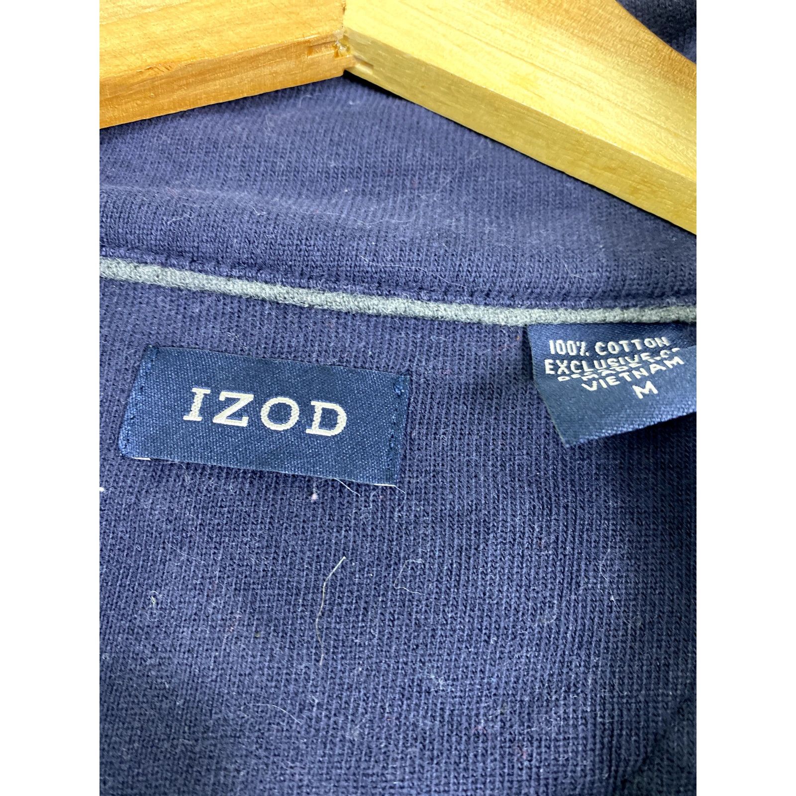 Izod Men's Gray Izod 1/4 Zip Pullover M Size US M / EU 48-50 / 2 - 6 Thumbnail