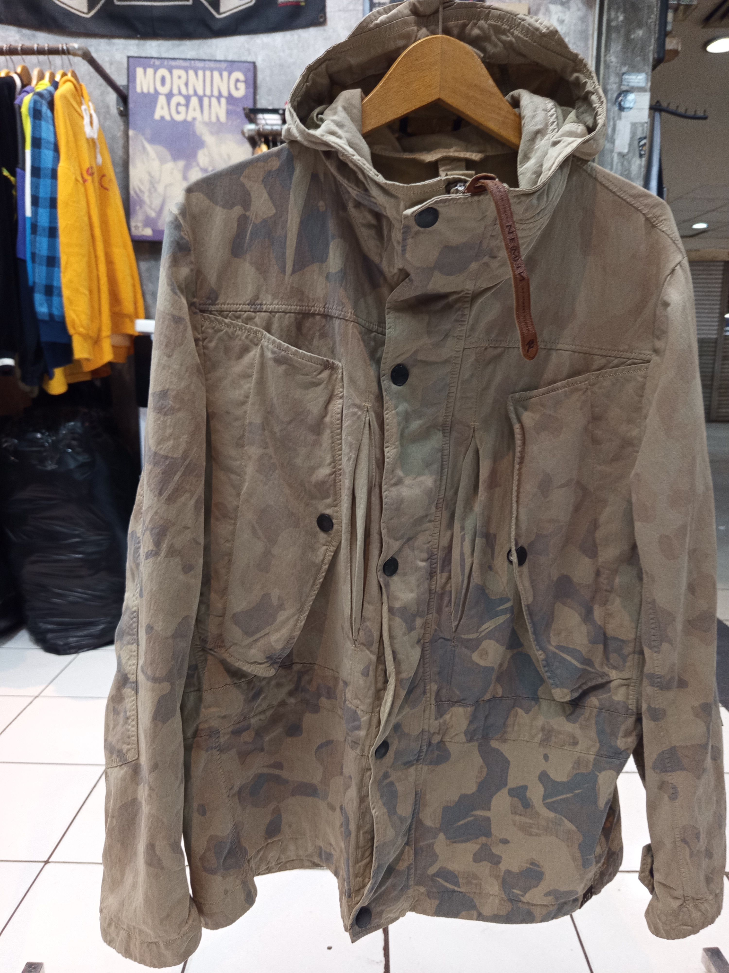 Nemen NEMEN Garment Dyed Camo Technical Field Jacket Size US L / EU 52-54 / 3 - 3 Thumbnail