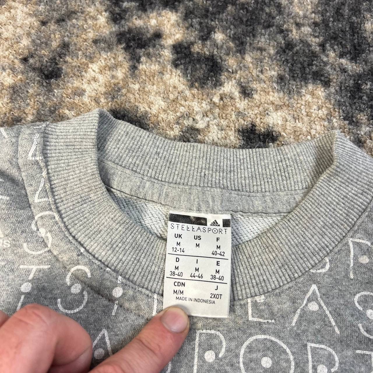Adidas × Stella McCartney Adidas Stella McCartney Multilogo Crop Sweatshirt Size M / US 6-8 / IT 42-44 - 5 Thumbnail