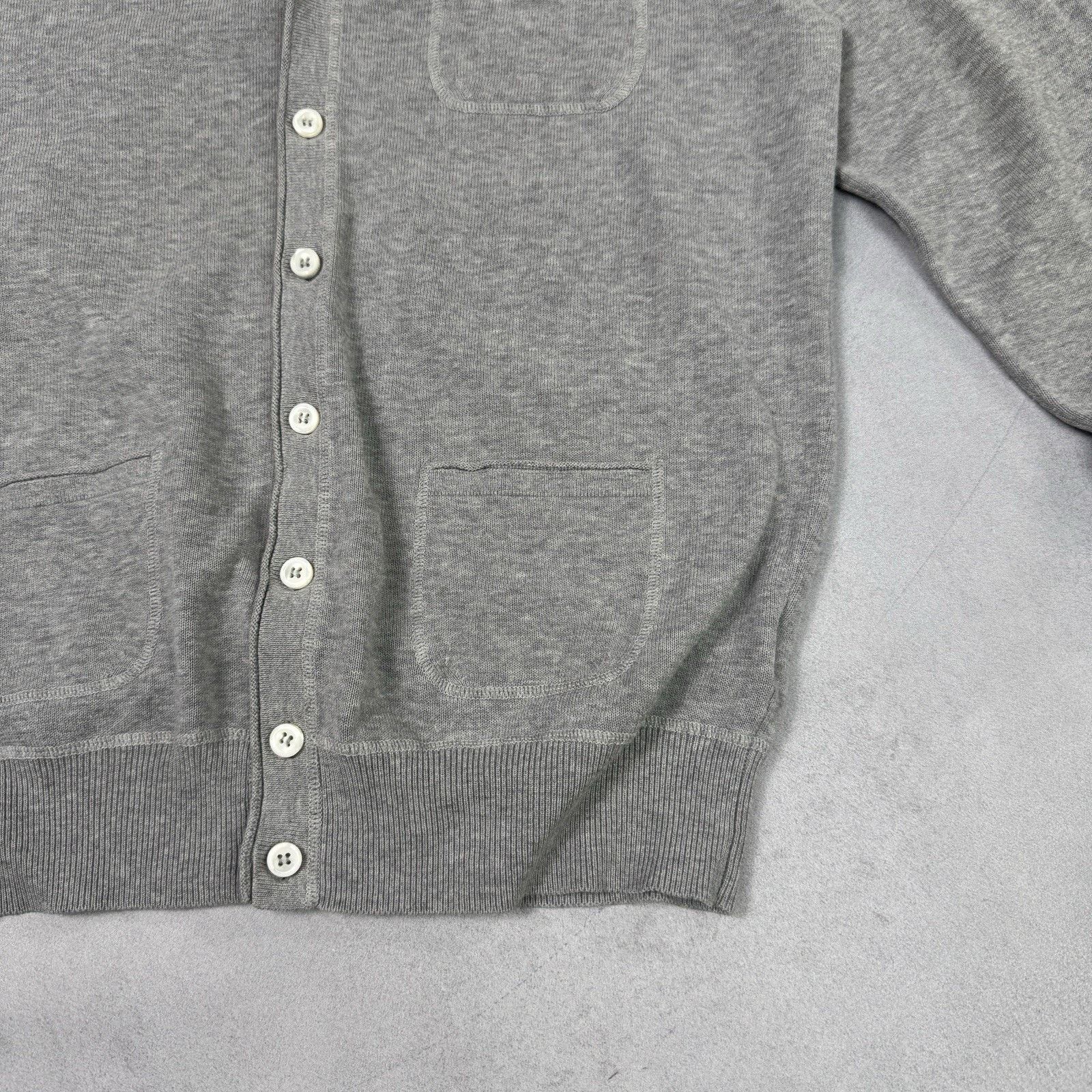 Dsquared2 Dsquared2 Men Grey Cardigan Casual Cotton Size US L / EU 52-54 / 3 - 8 Thumbnail