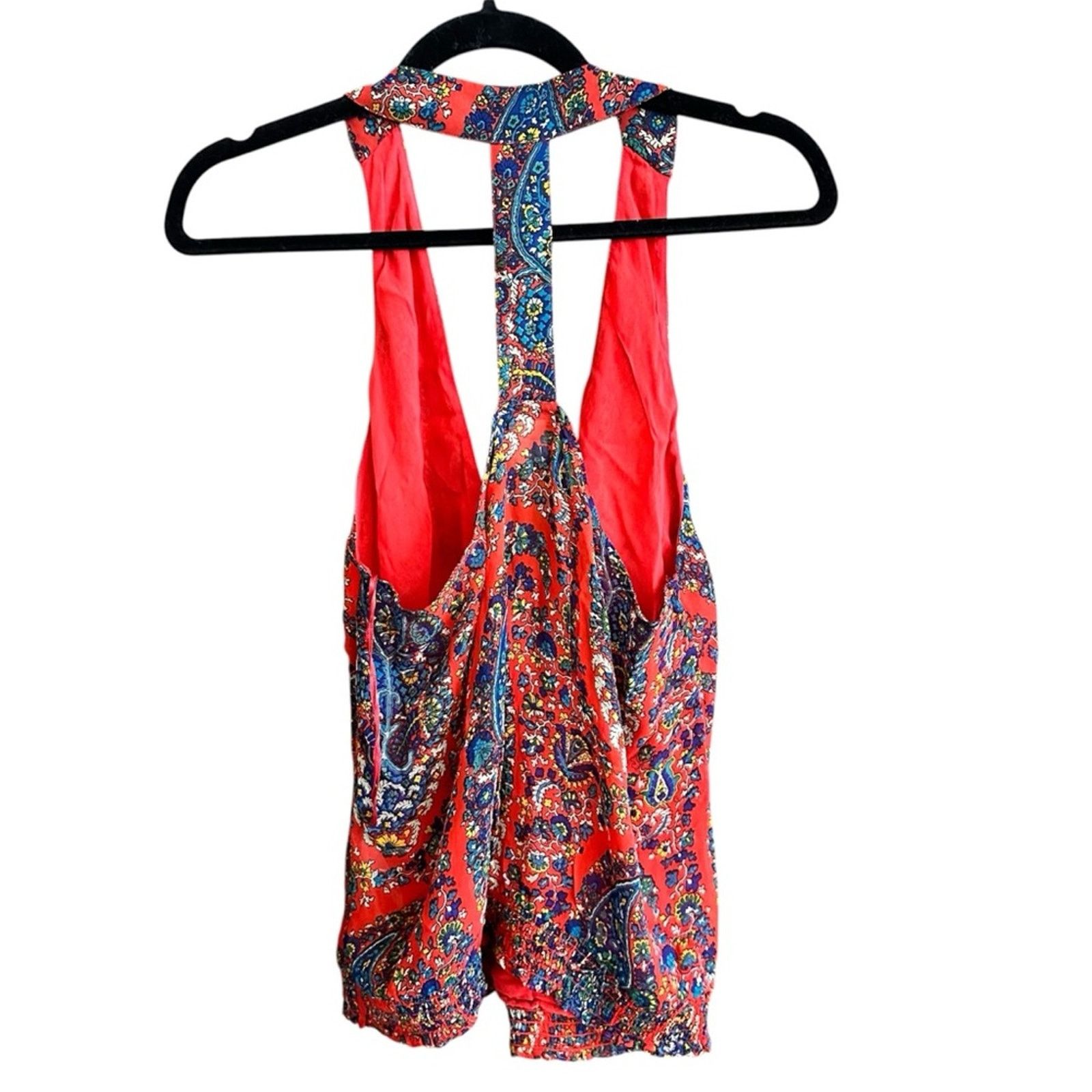Lucky Brand Lucky Brand Paisley Racerback Top - Size M Size M / US 6-8 / IT 42-44 - 5 Thumbnail