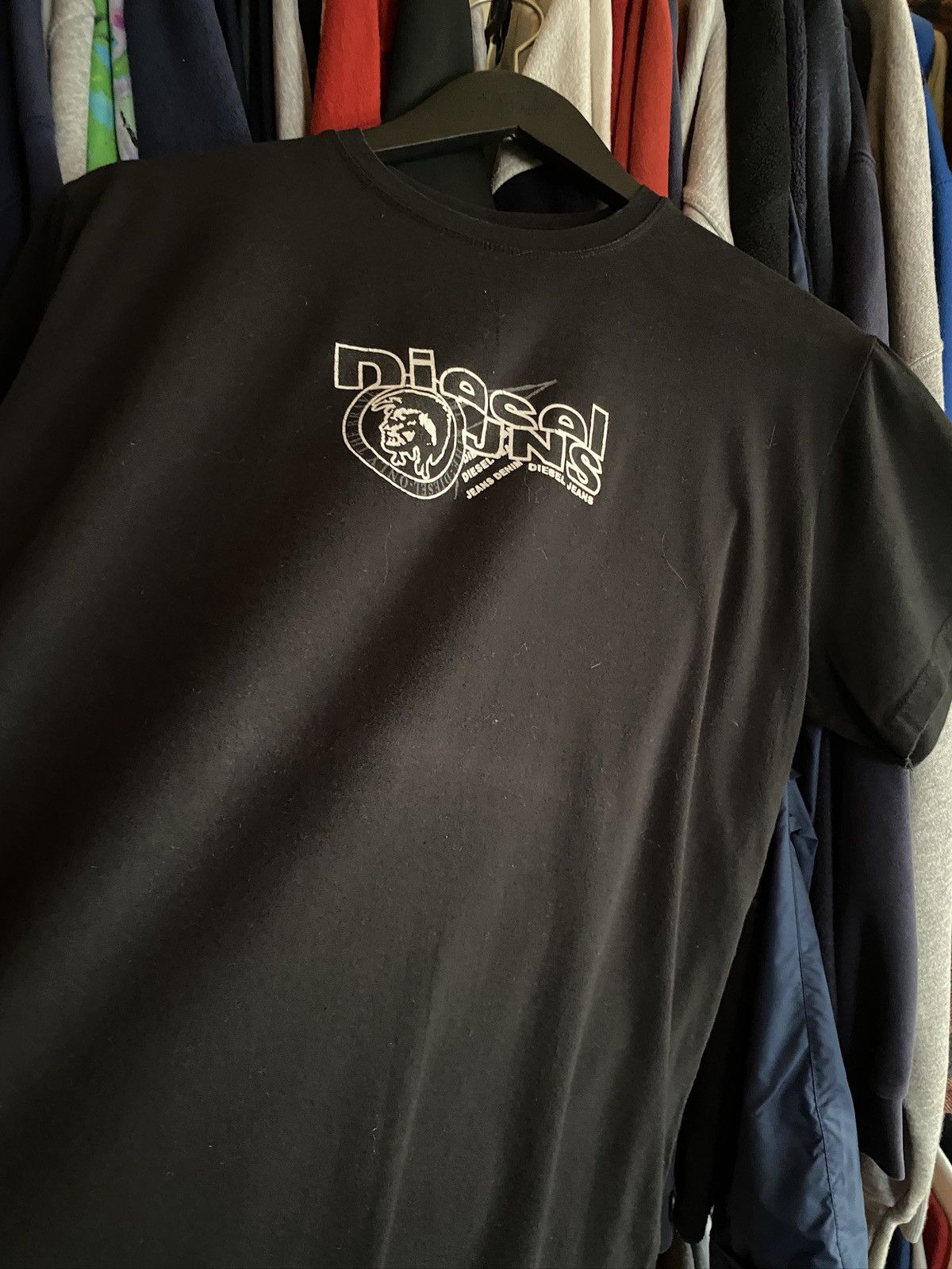 Diesel VINTAGE DIESEL BIG LOGO T-SHIRT Y2k Size US L / EU 52-54 / 3 - 6 Thumbnail
