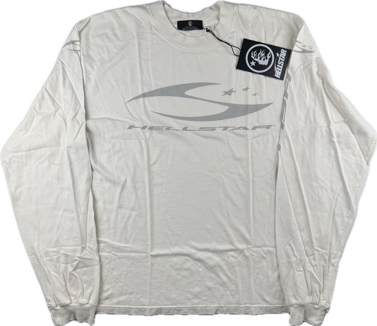 HELLSTAR Hellstar Cursive Logo Long Sleeve T-shirt Size US XXL / EU 58 / 5 - 1 Thumbnail