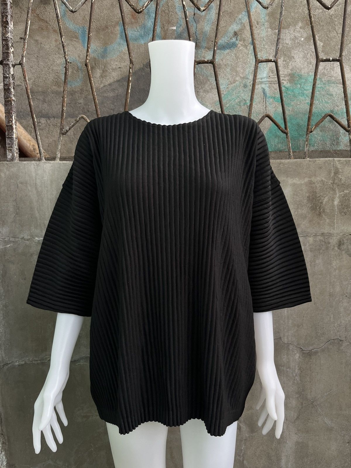 Issey Miyake Oversized Pleated Top Size L / US 10 / IT 46 - 1 Thumbnail