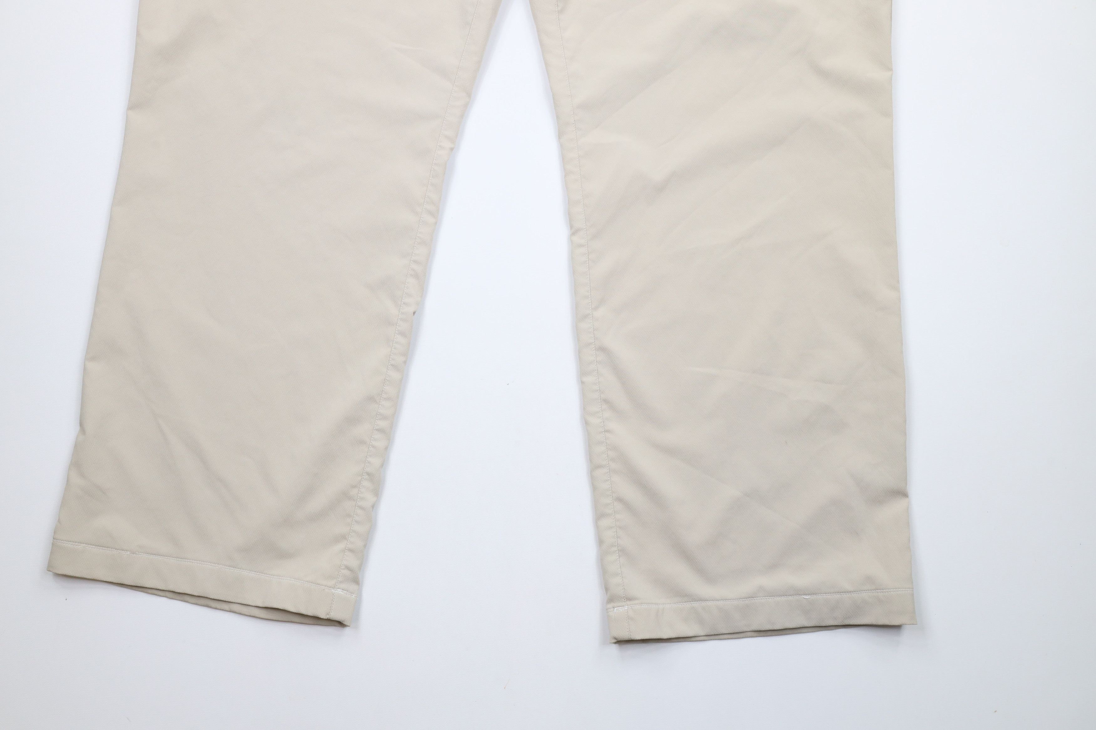 Under Armour × Vintage Under Armour Flat Front Knit Wide Leg Golf Pants Beige Size US 44 / EU 60 - 4 Thumbnail
