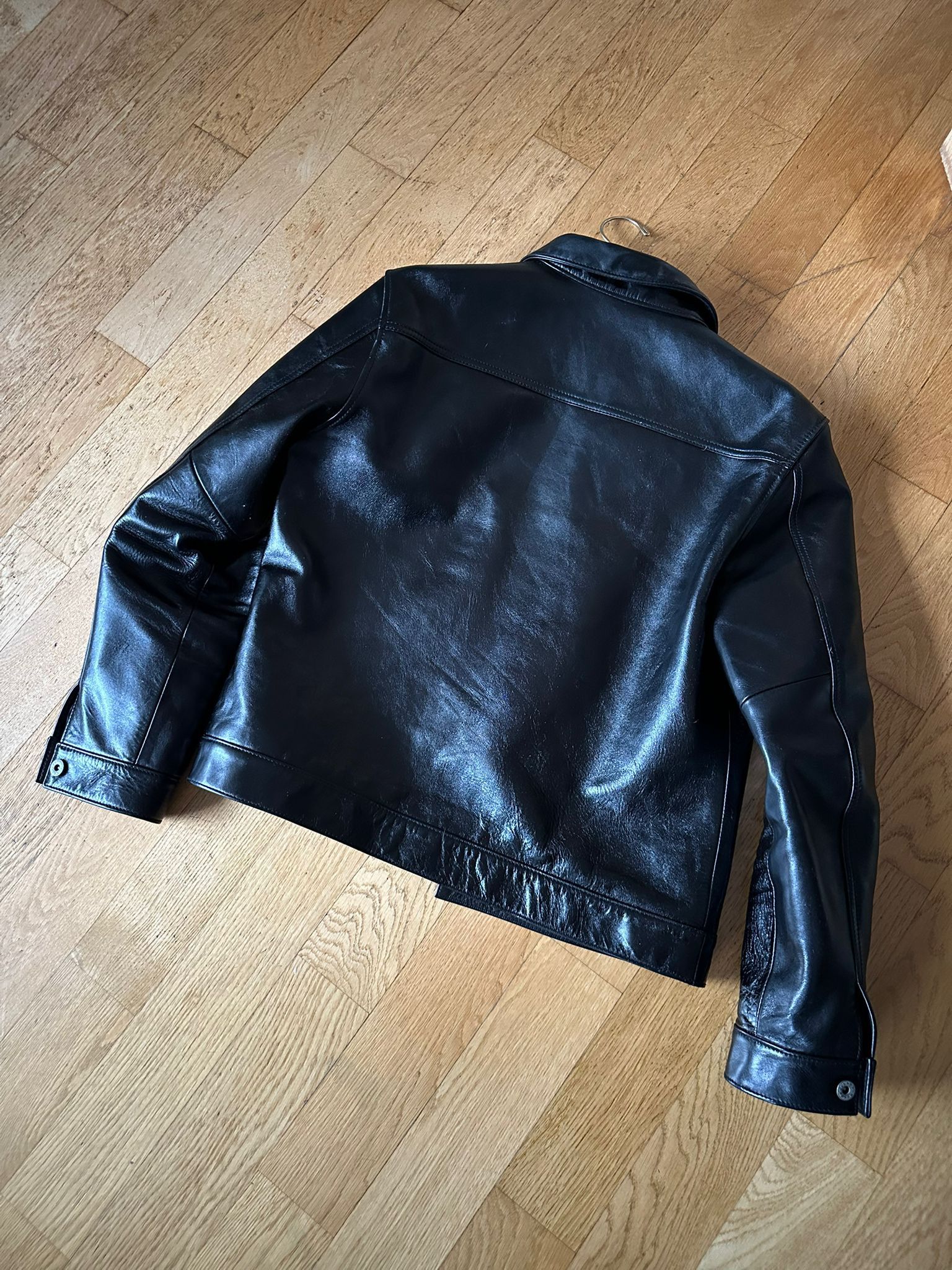 Y'2 Leather Horsehide Type I Jean Jacket EB-140 Size US XL / EU 56 / 4 - 5 Thumbnail